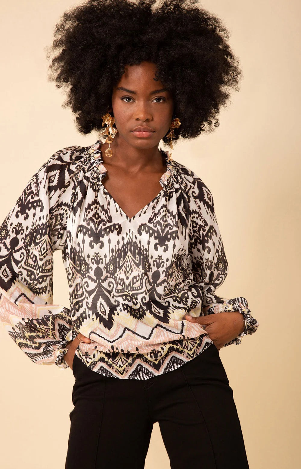 Halebob Lilah Shirt Ivory