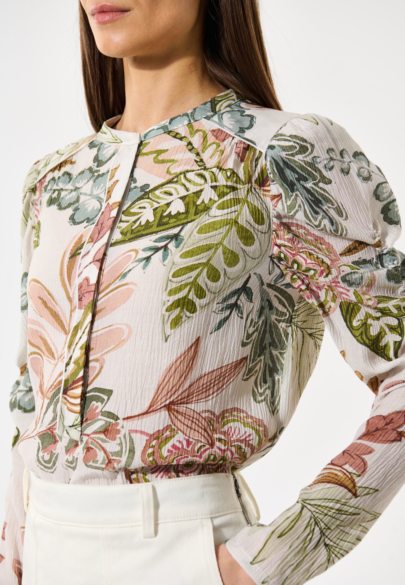 DEA KUDIBAL VISTIDEA BLOUSE WITH GATHERING DEAILS