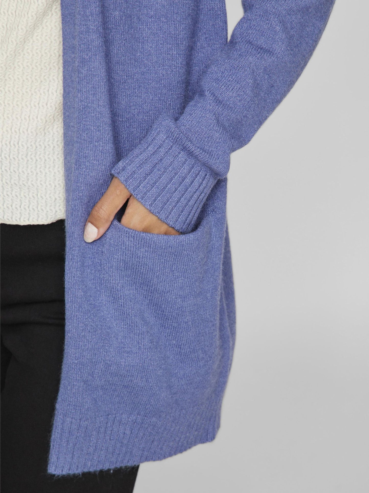 VILA OPEN KNIT BISSFUL BLUE