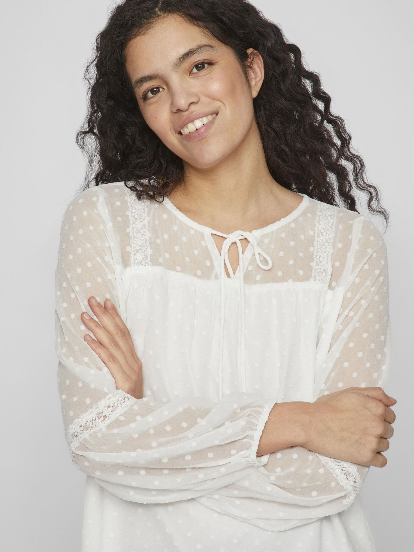 VILA EDEE SHIRT CREME