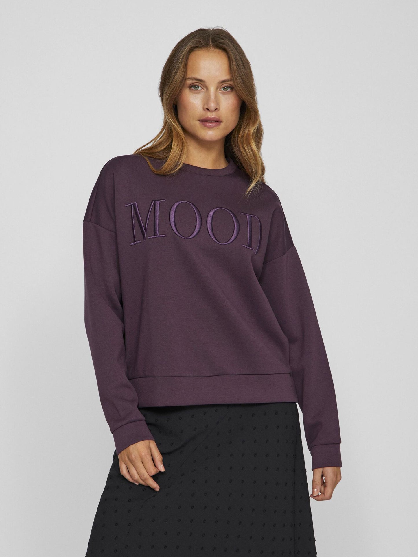 VILA REFLECT SWEATSHIRT PLUM
