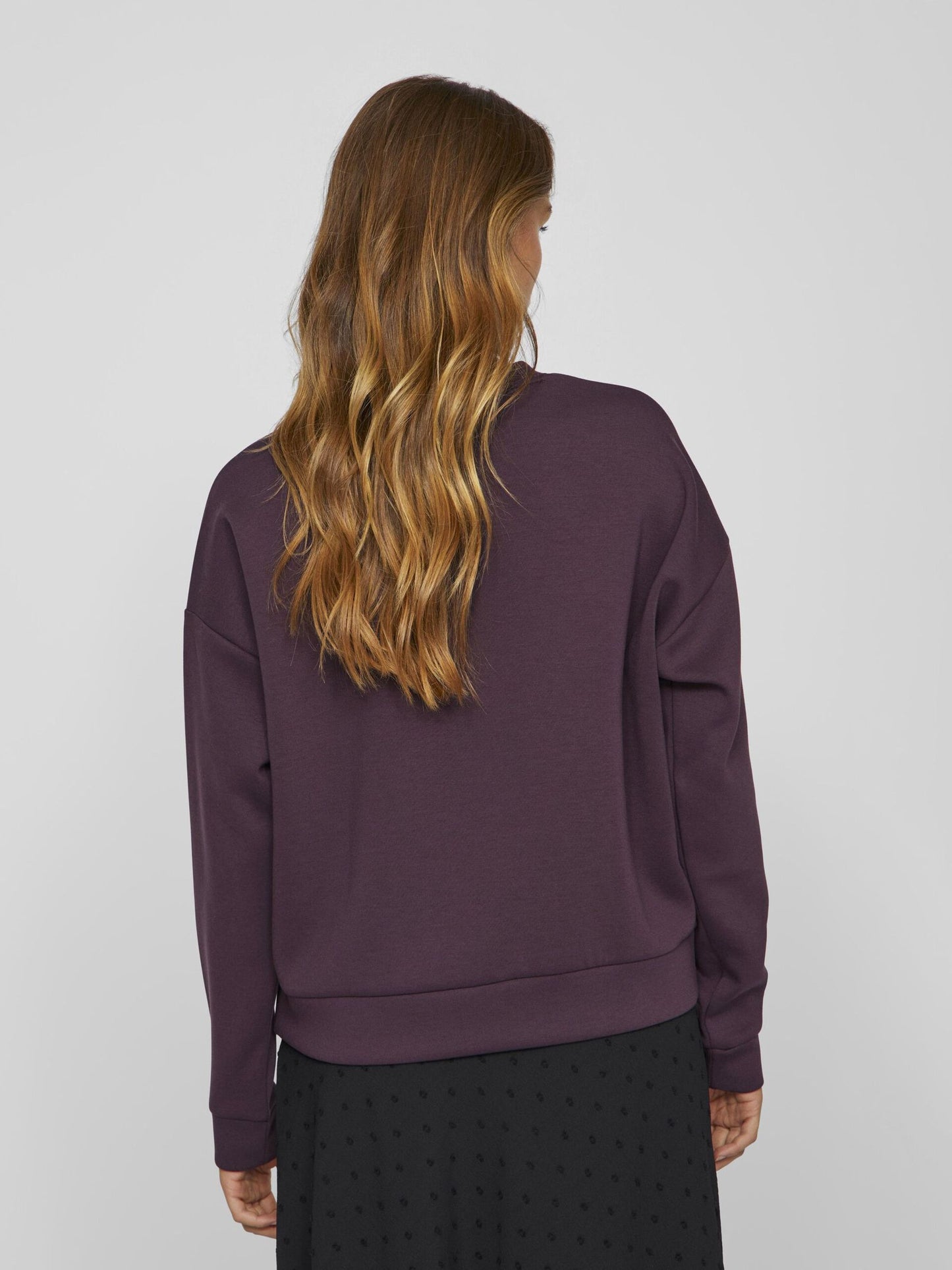 VILA REFLECT SWEATSHIRT PLUM