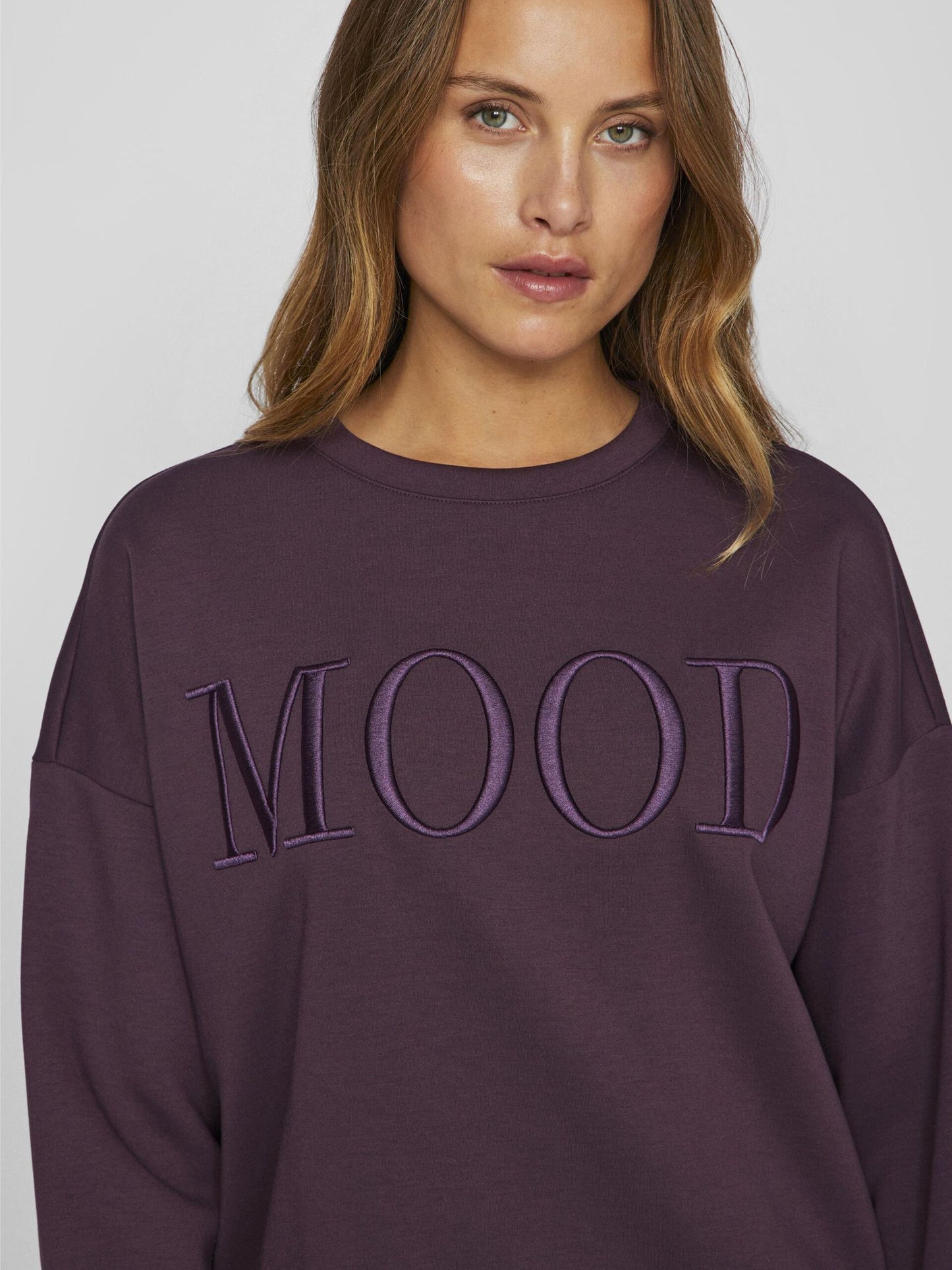 VILA REFLECT SWEATSHIRT PLUM