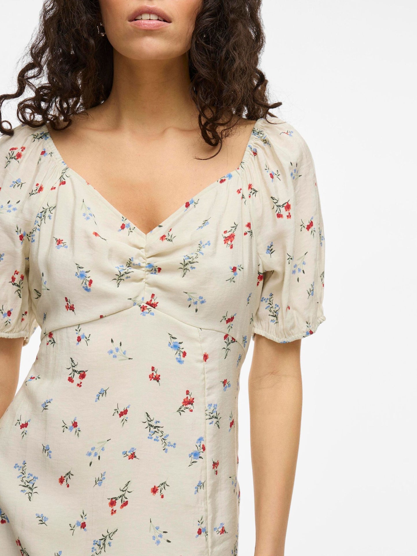 VILA VIHAVANNE RIMA MIDI DRESS BRICH