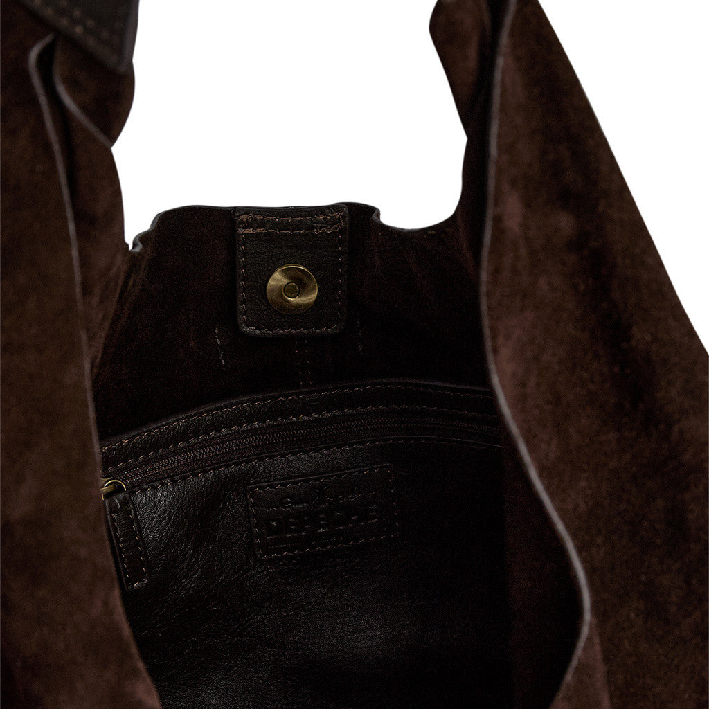 DEPECHE BILBAO SHOULDERBAG CHOCOLAT