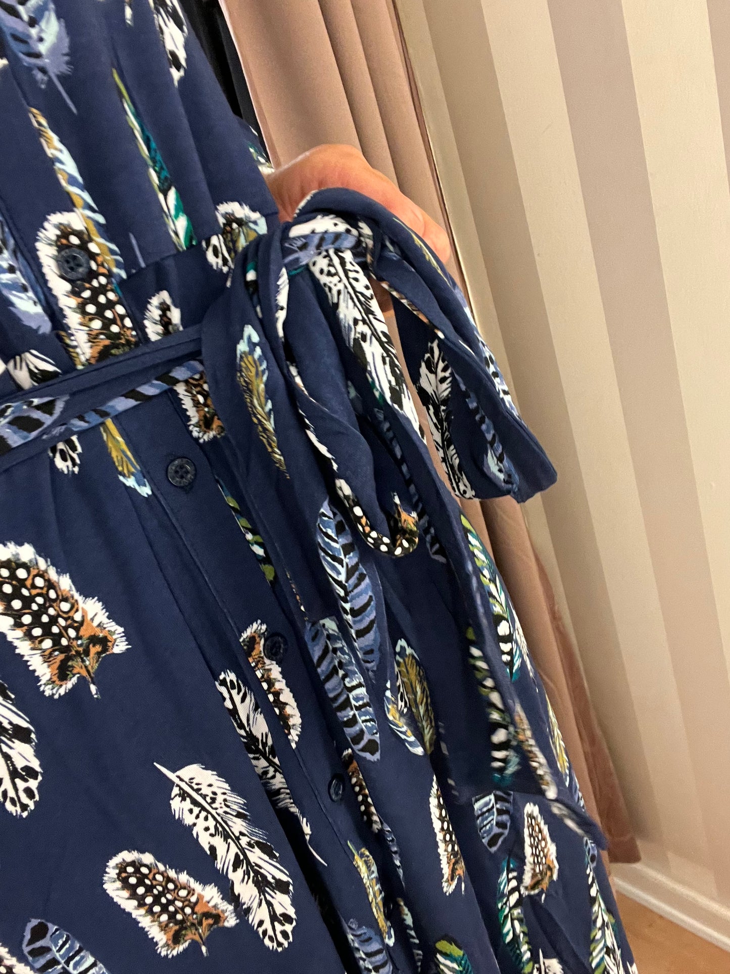 CS Comfy Shirt Dress Navy
