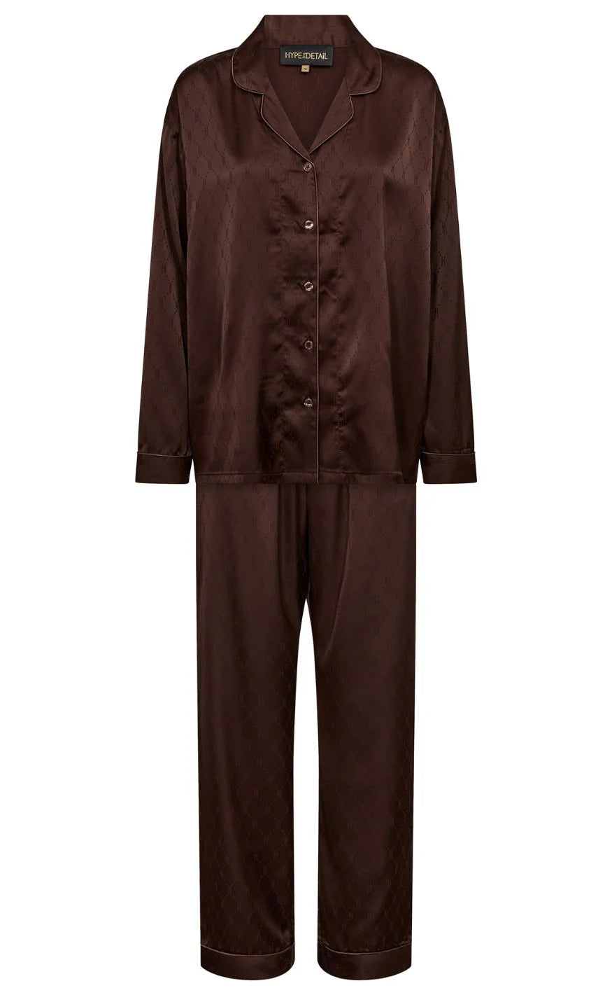 HTD satin pyjamas BRUN