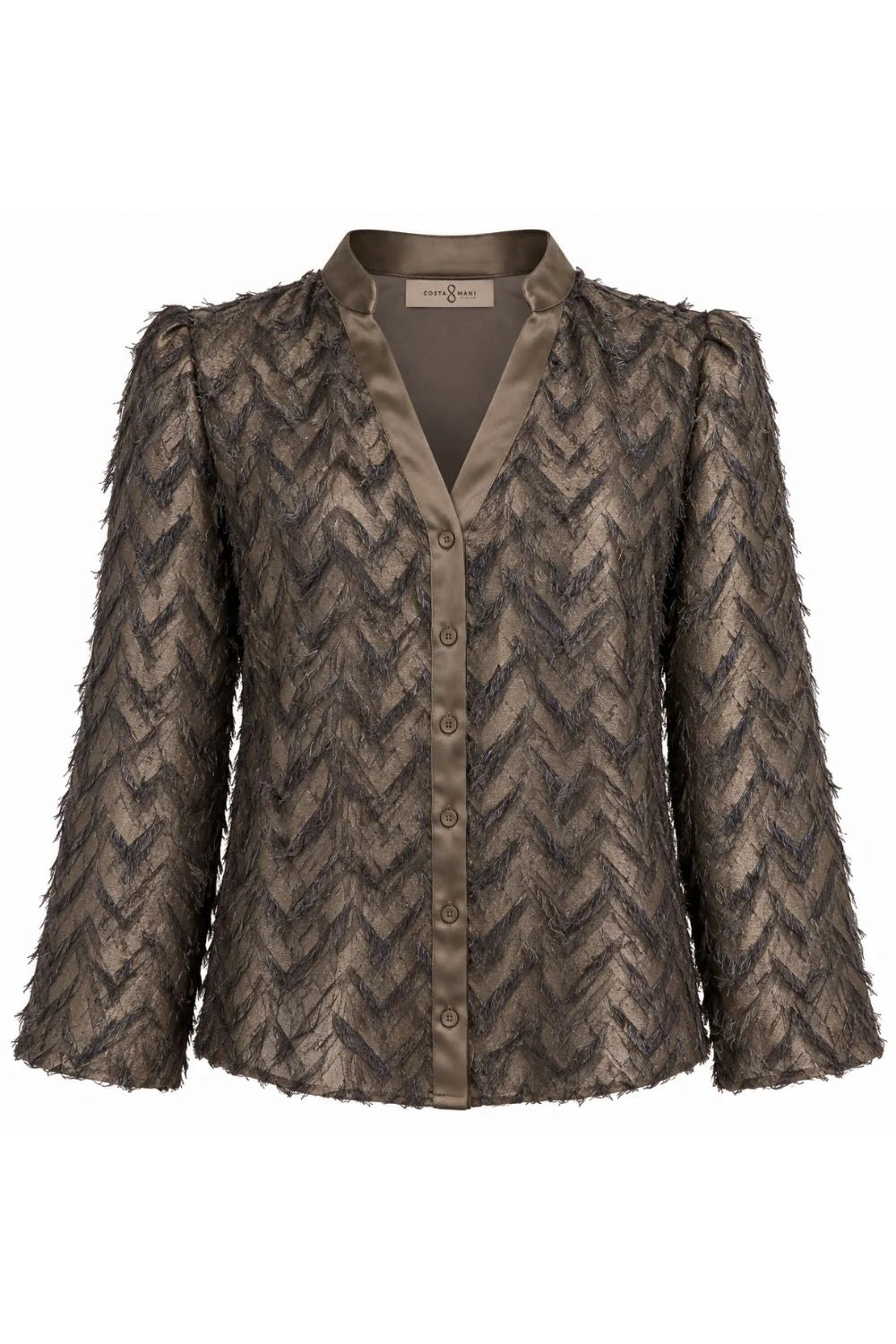 COSTAMANI MAUDE SHIRT DARK GREY