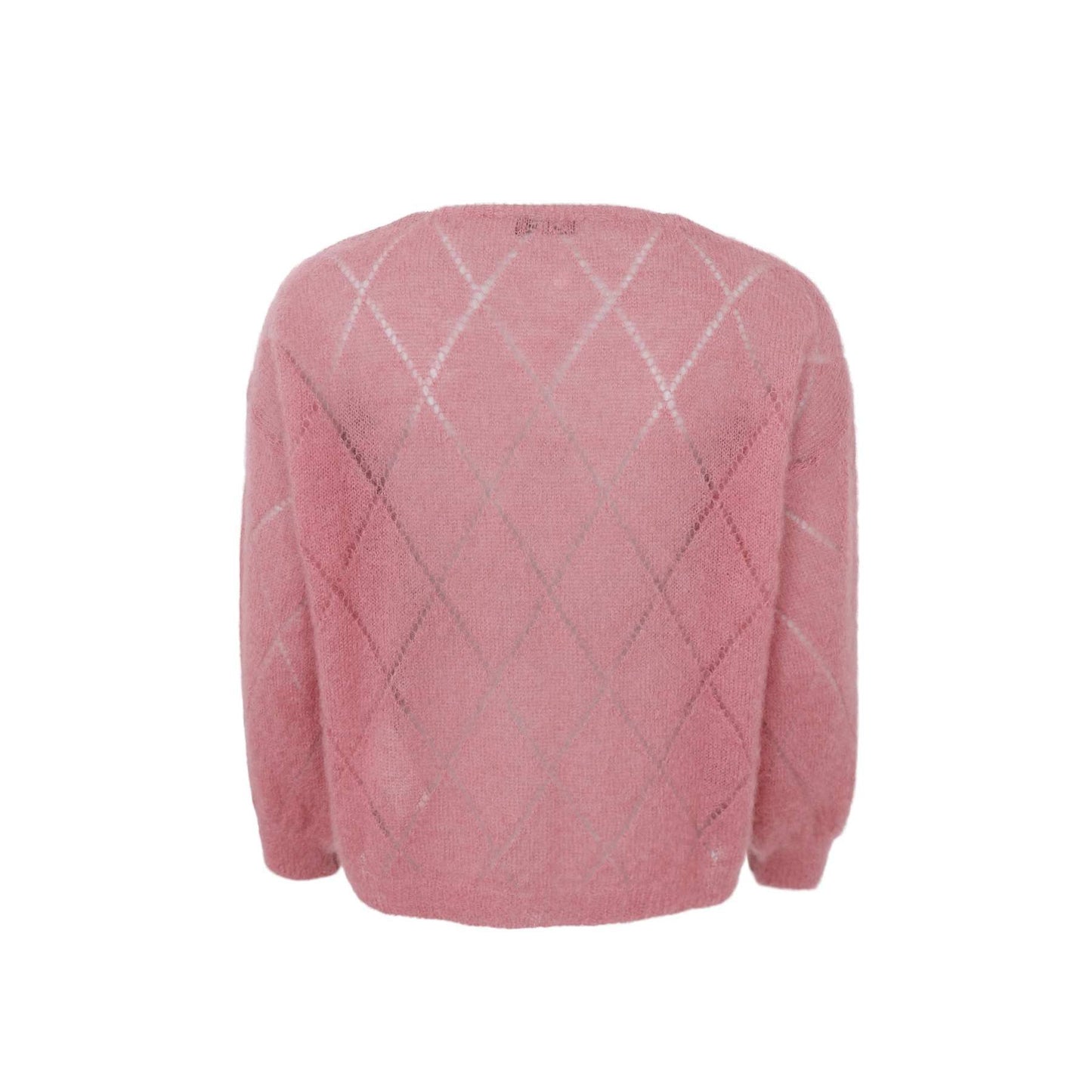 BC BJOERK ARGYLE JUMPER WARM ROSE