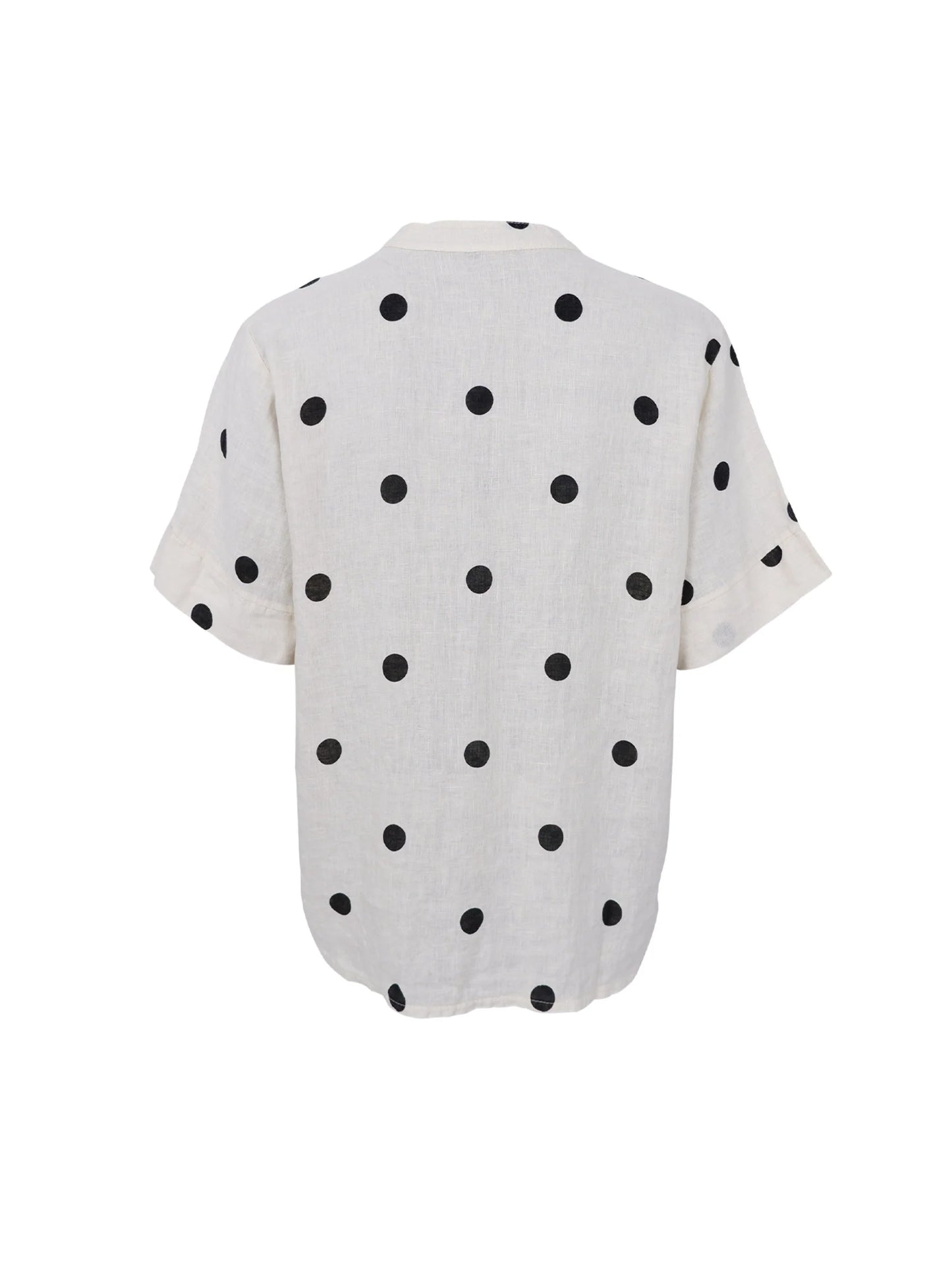 BLACK COLOUR MELINA LI BLOUSE DOT