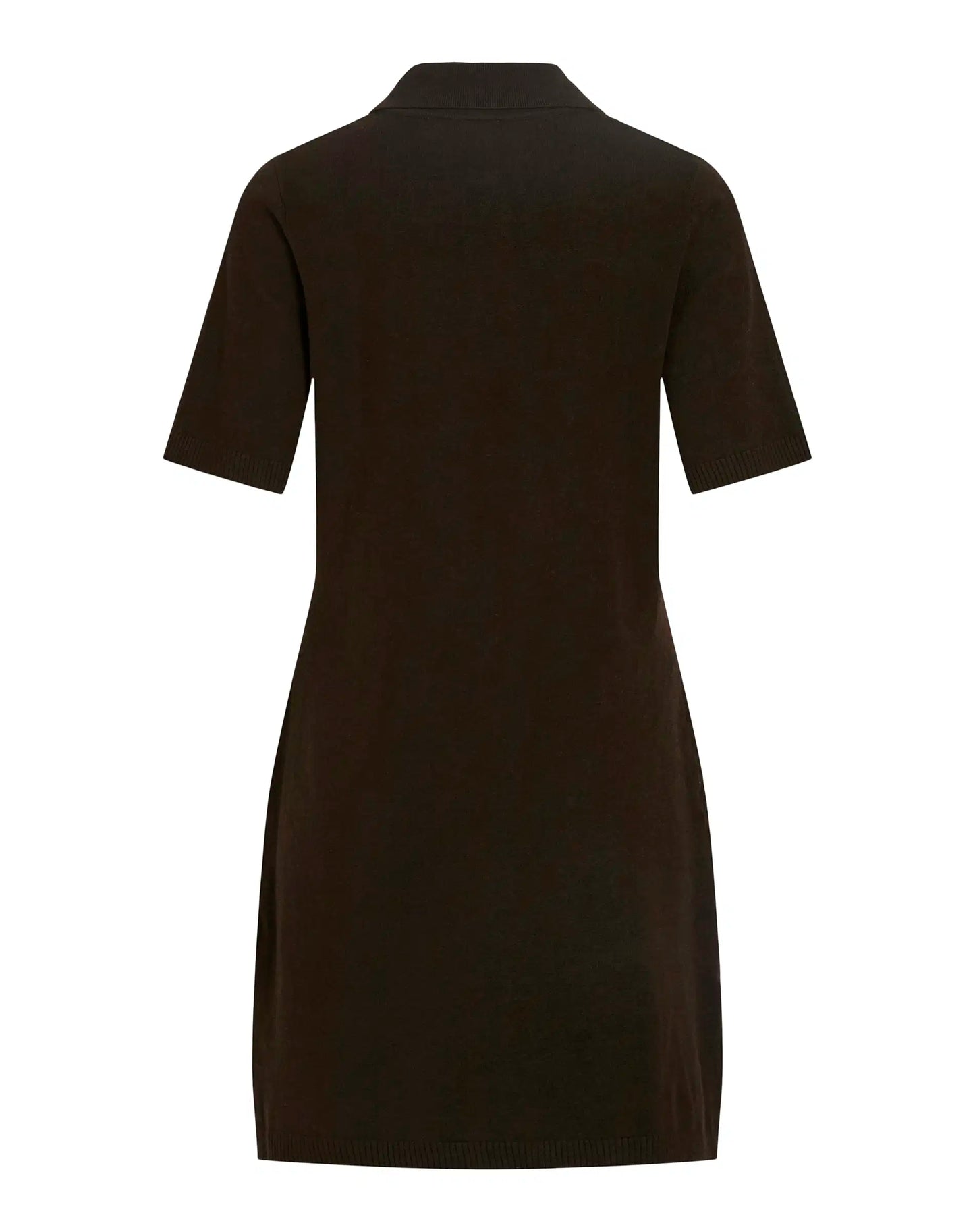VILA VILINA 2/4 POLO KNIT COFFEE BE