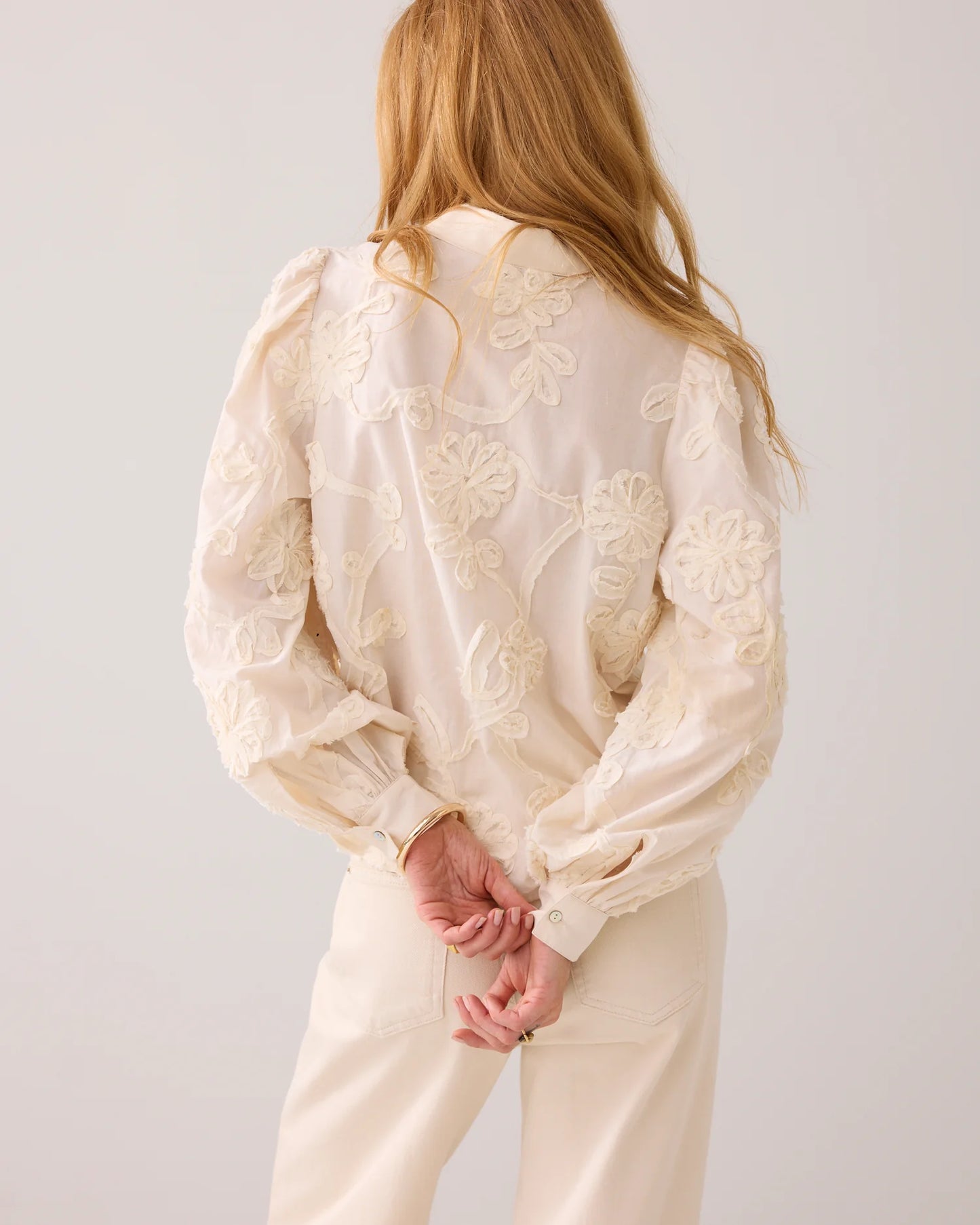 SUMMUM BLOUSE TAPE PATTE VOILE IVOR