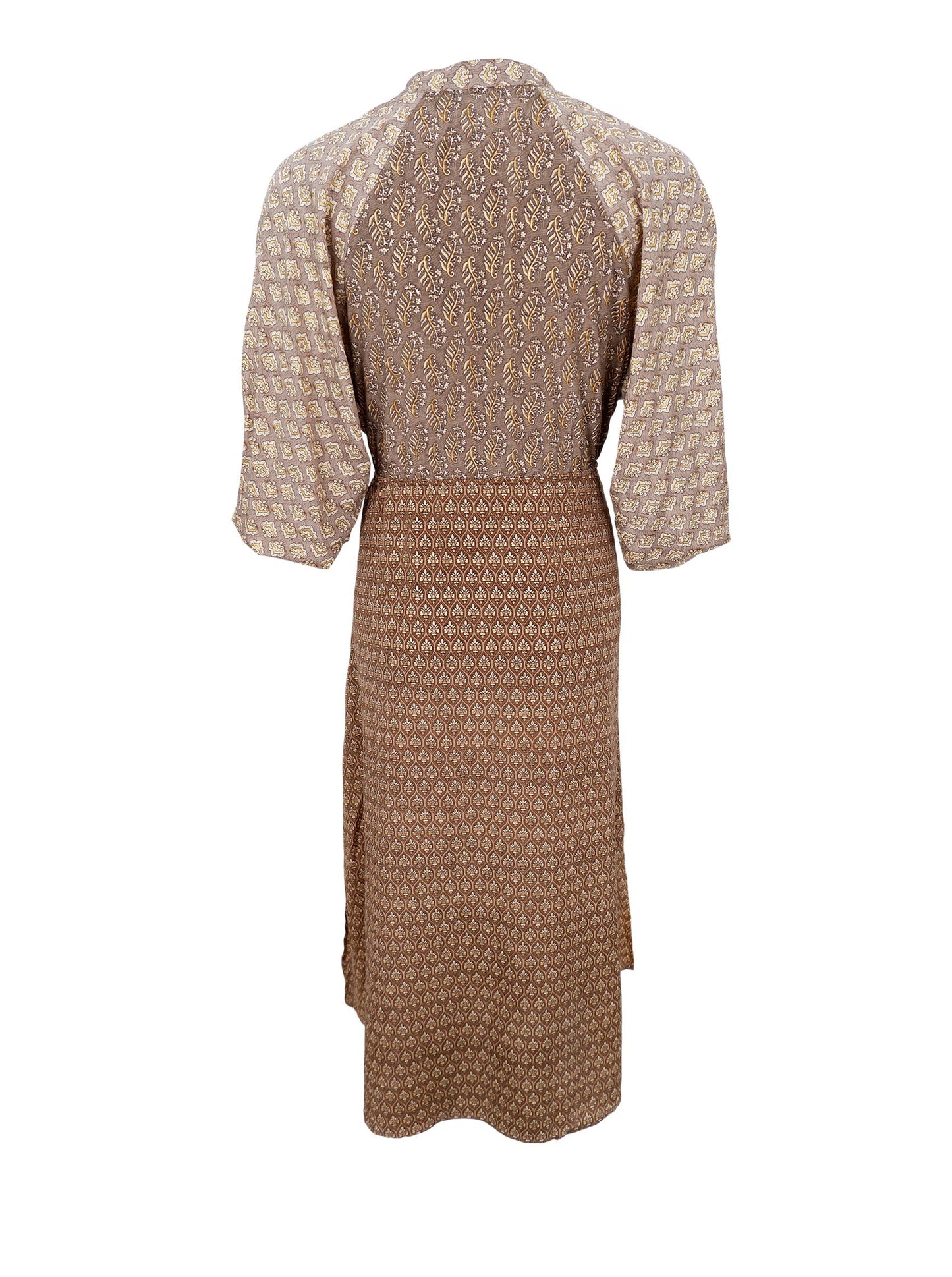 BC LUNA RAGLAN DRESS NOUGAT MULTI