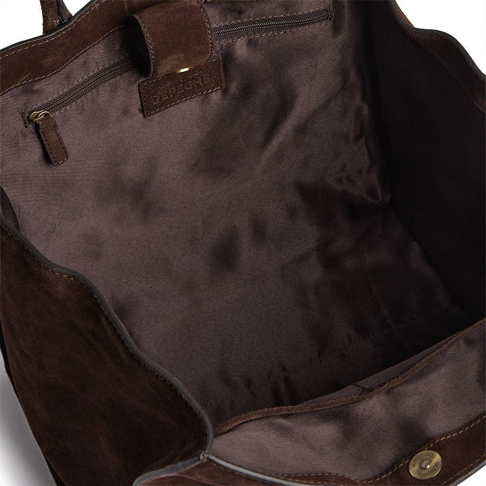 DEPECHE MADRID HANDBAG CHOCOLATE