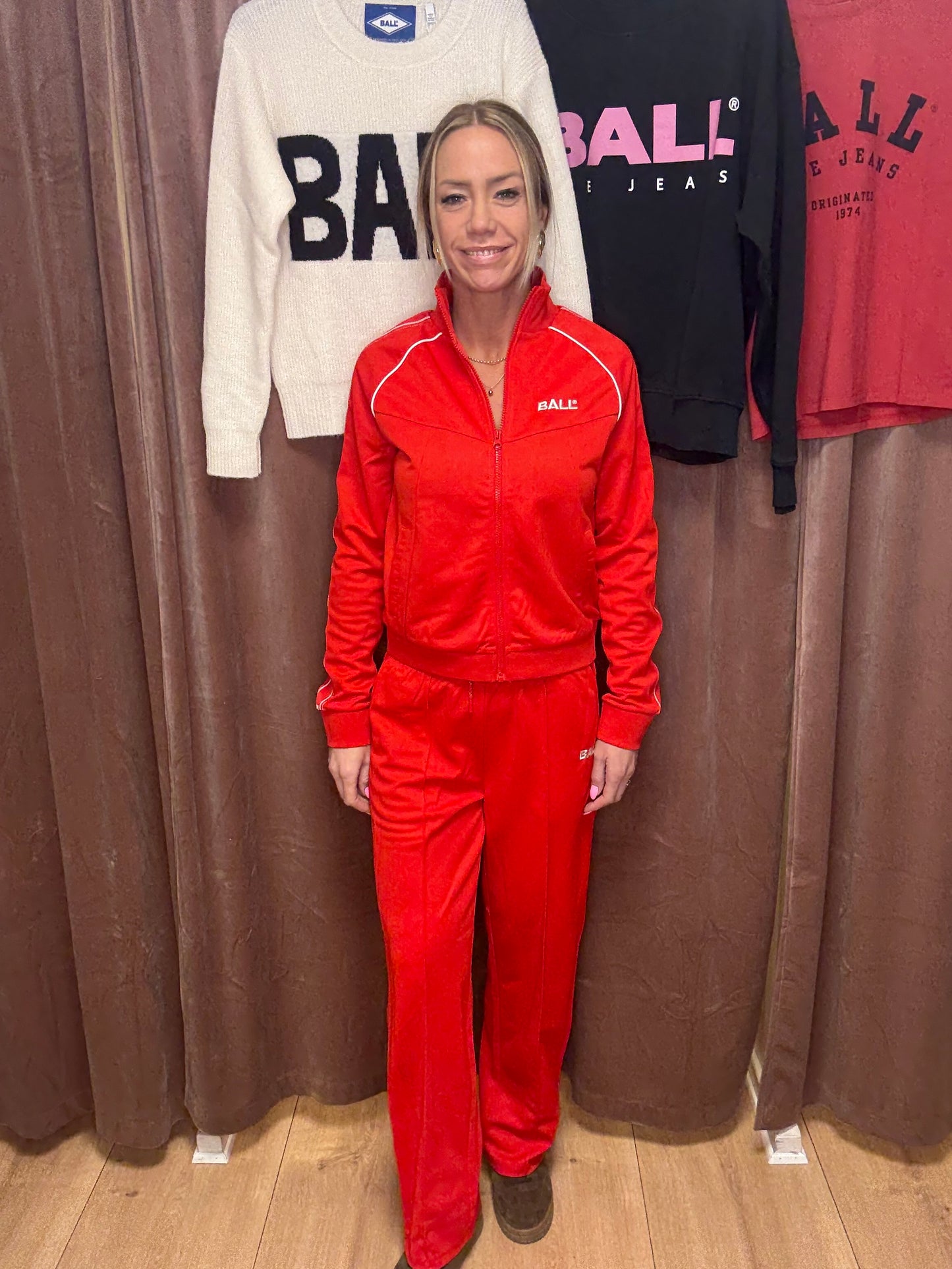 BALL BANICOLINA TRACK PANT RED