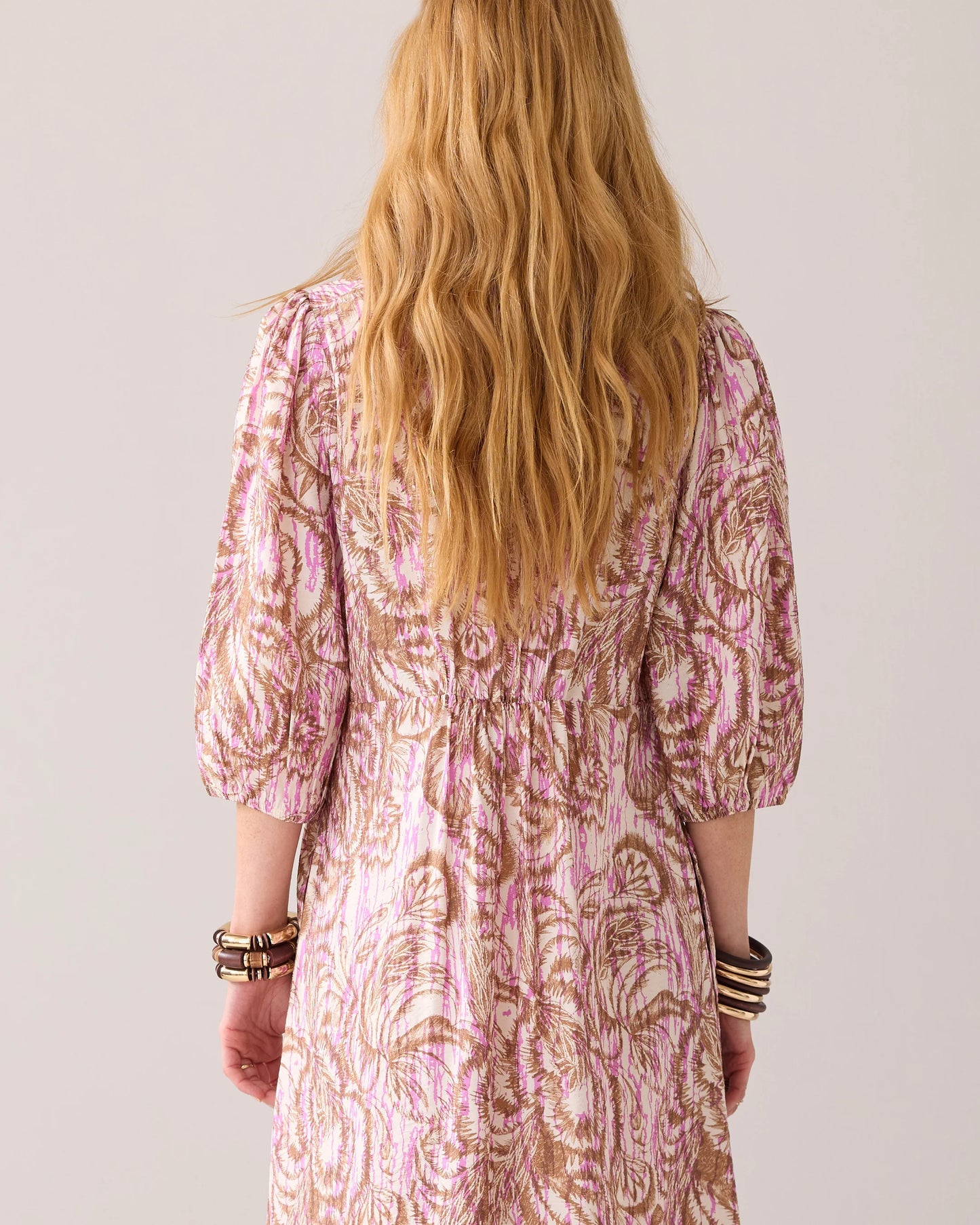 SUMMUM LONG DRESS WITH BOTANICAL