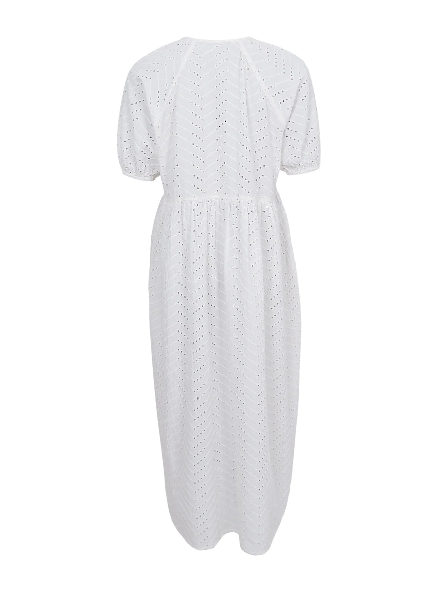 BC JULIA BRODERI ANG DRESS WHITE