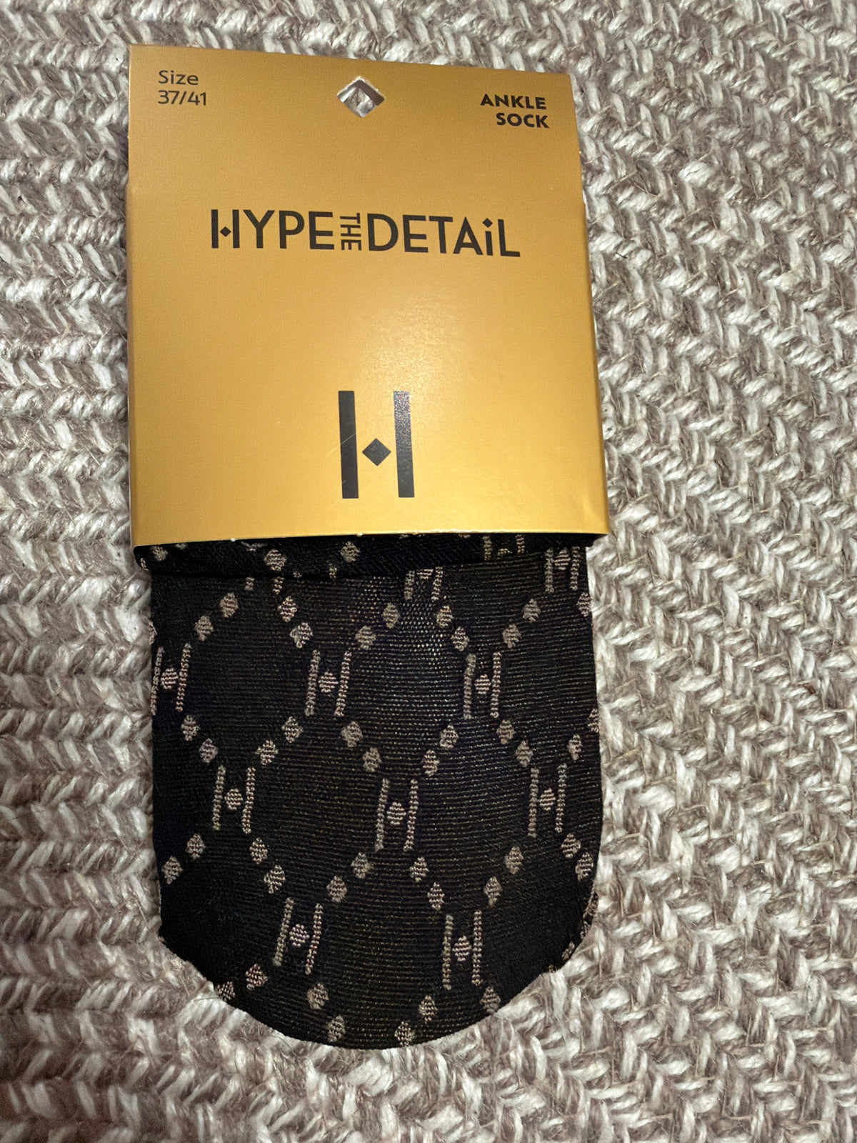 HTD SOCK LOGO BLACK