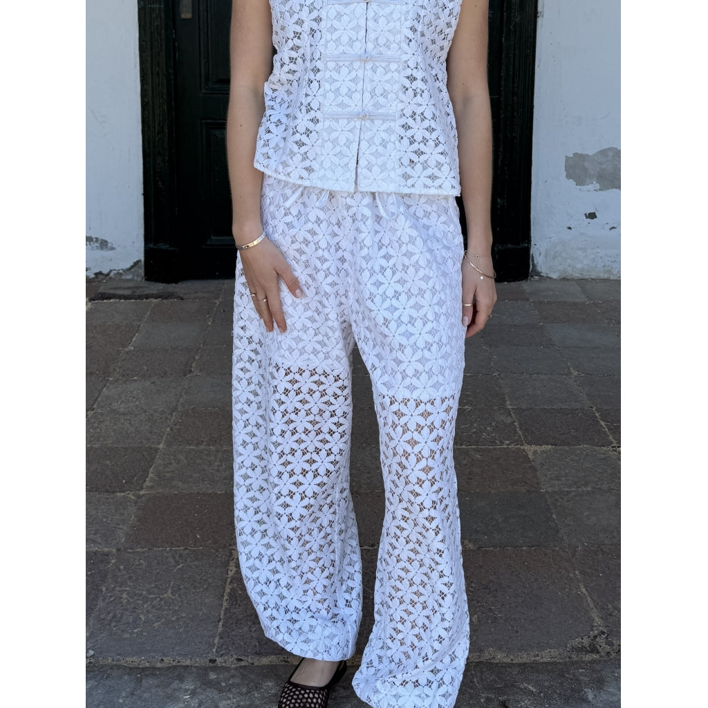 CONTINUE MOLLY PANT WHITE
