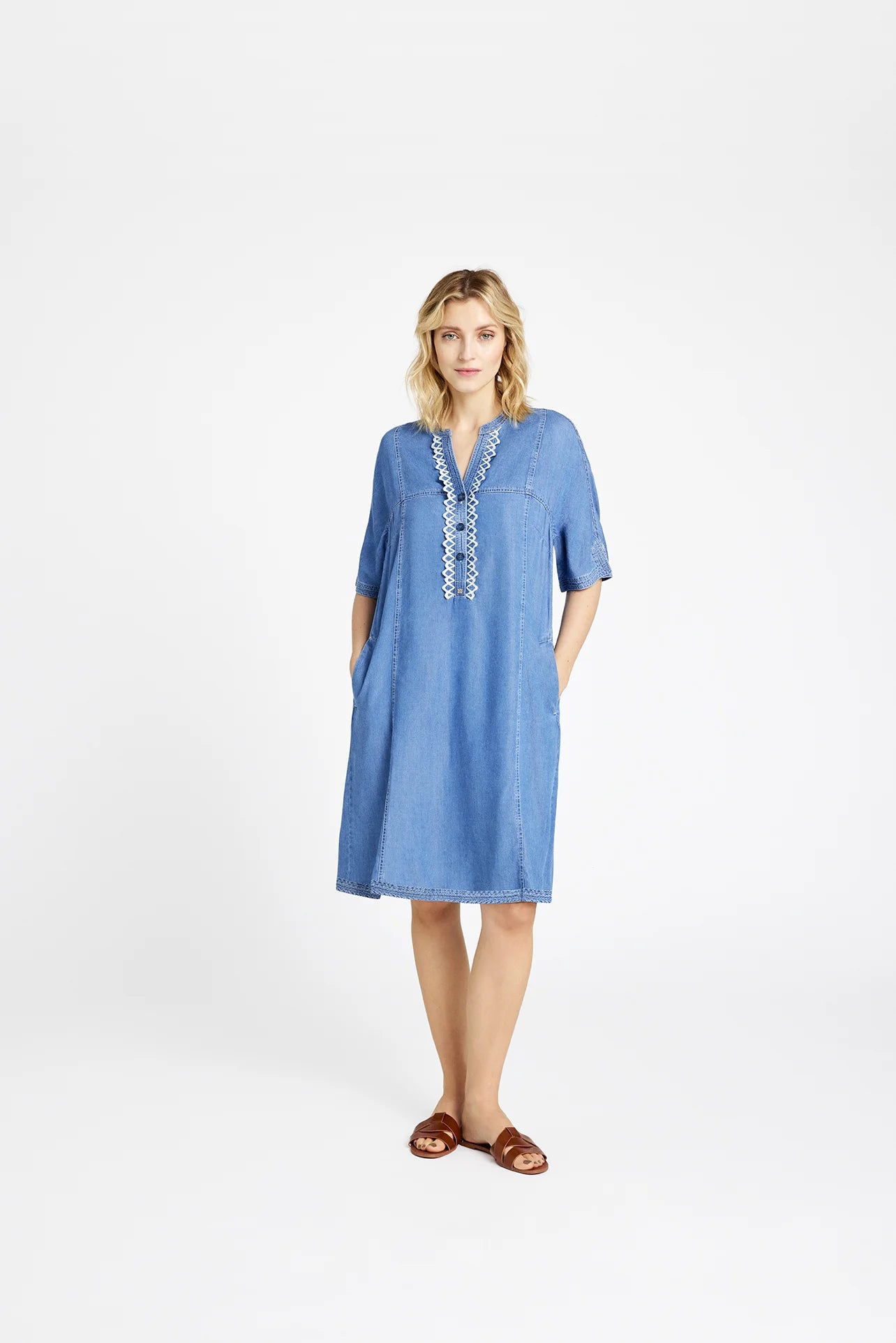 GUSTAV COSTA KNEE DRESS