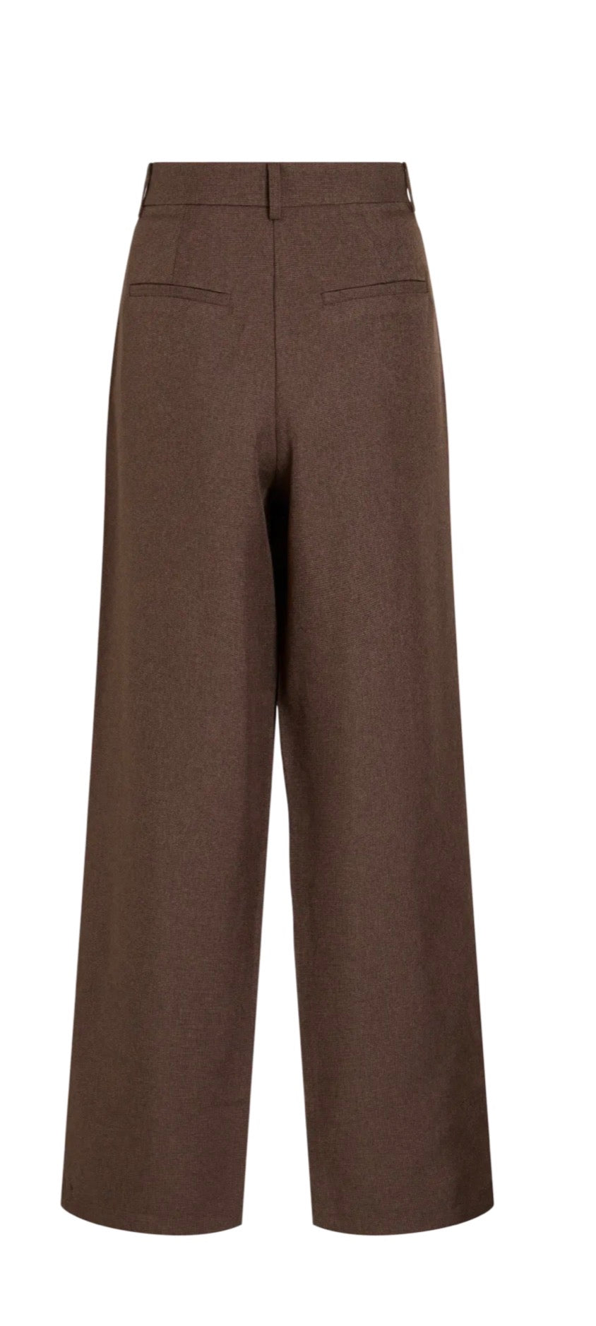 VILA VIDARLING RW PANT B B BROWN
