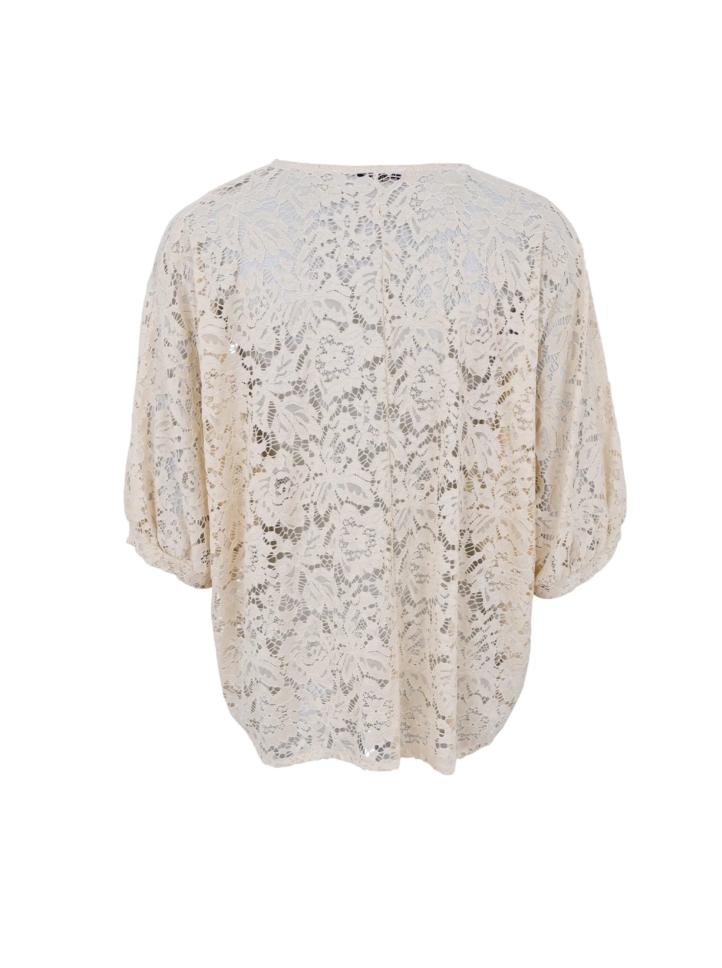 BLACK COLOUR DEBBIE LACE BLOUSE CRE