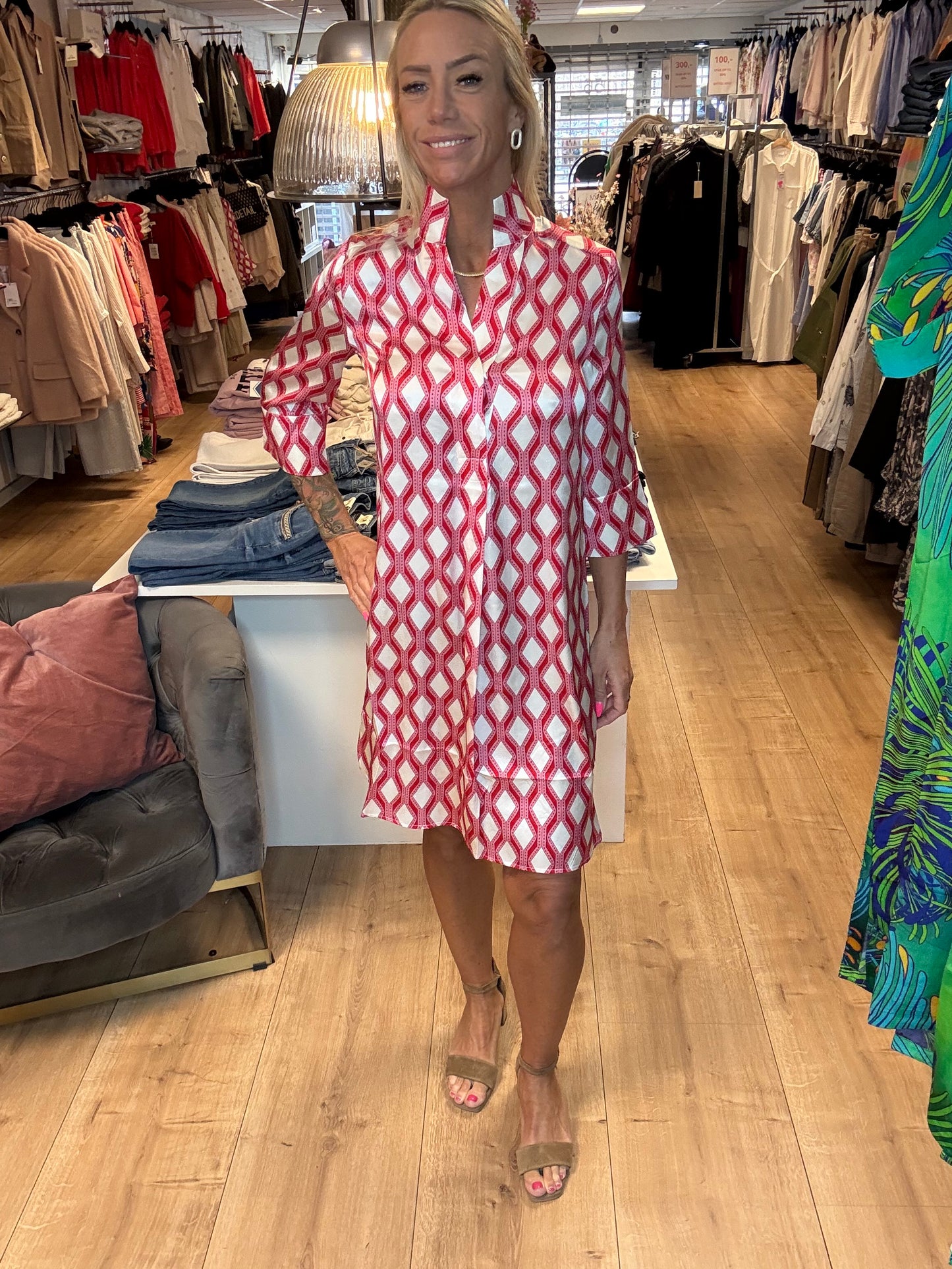 DEA KUDIBAL KAMILLE DRESS PINK