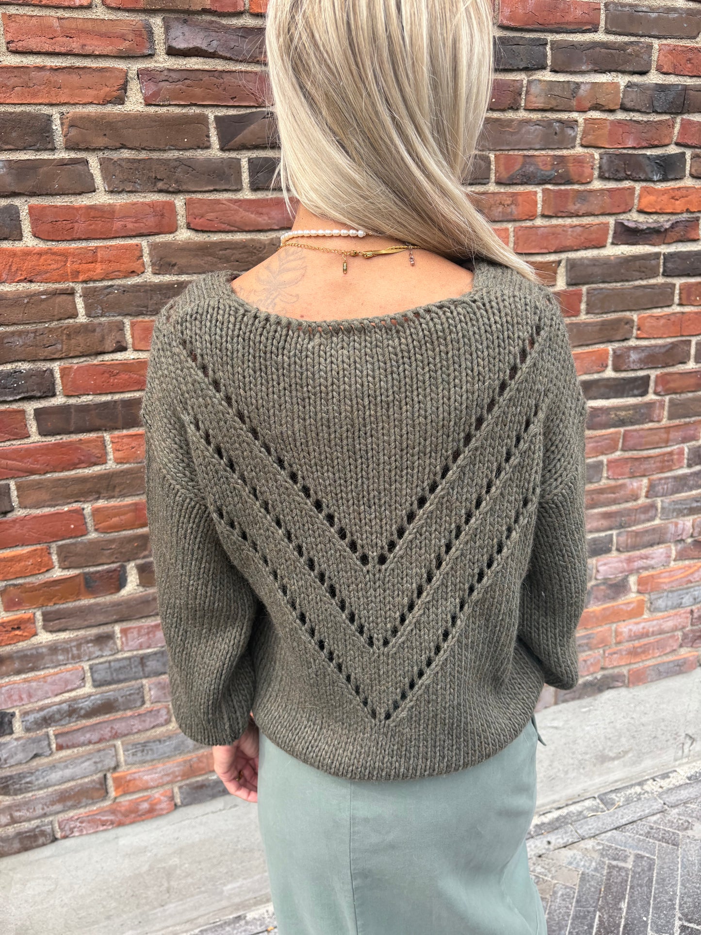 SK LENA SWEATER OLIVE