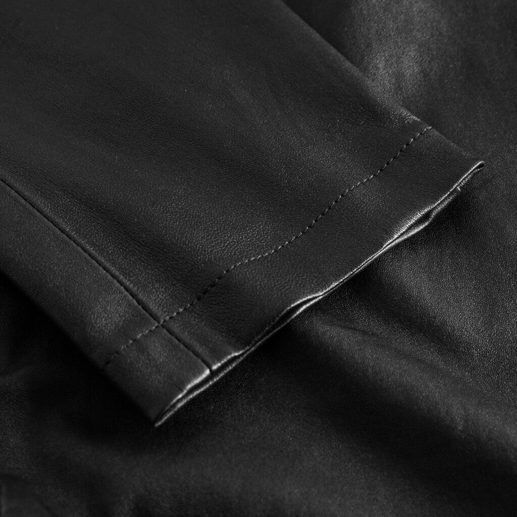 Depeche Amelia Leather Pants Black
