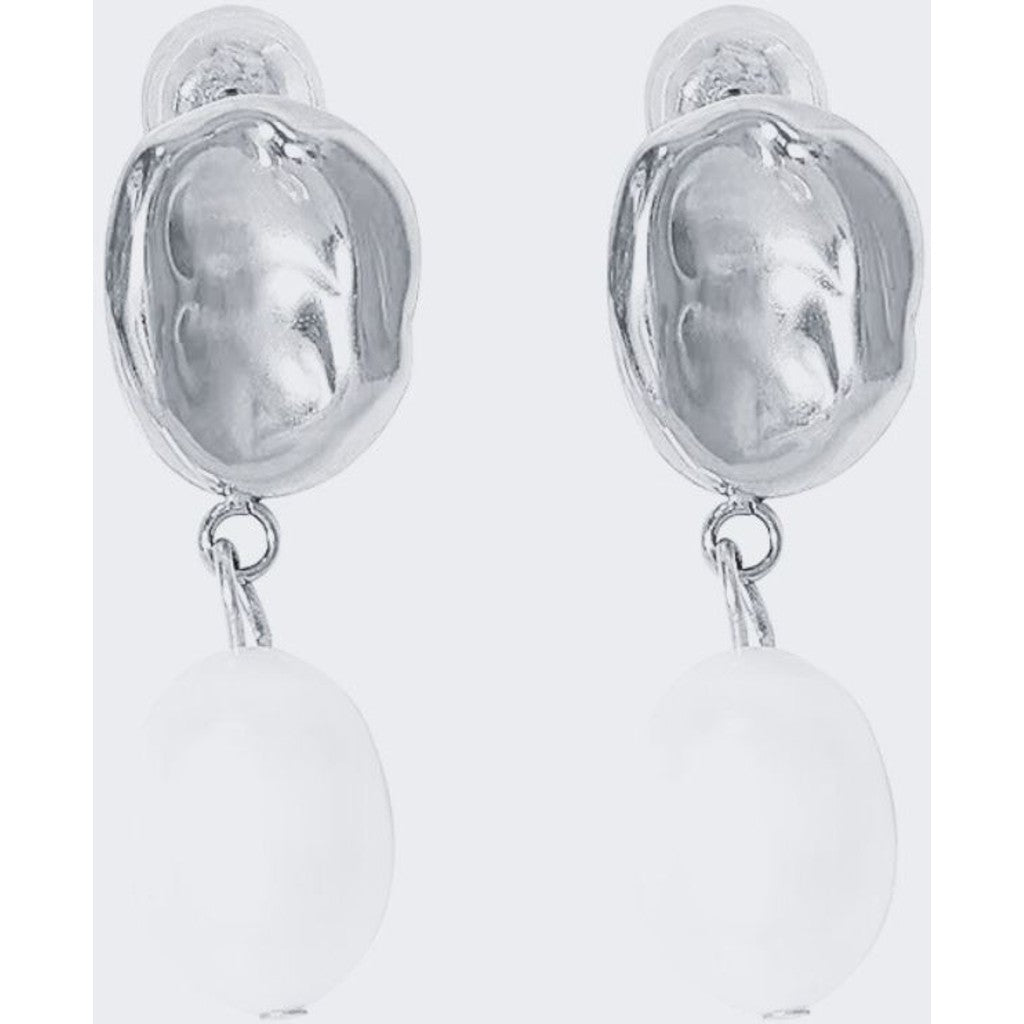 muun Pearl Hammered Stud OE133-S