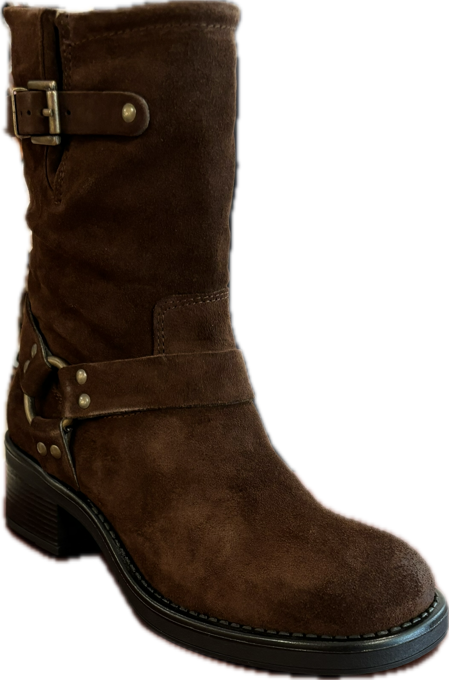 SH, Suede oil dark brown