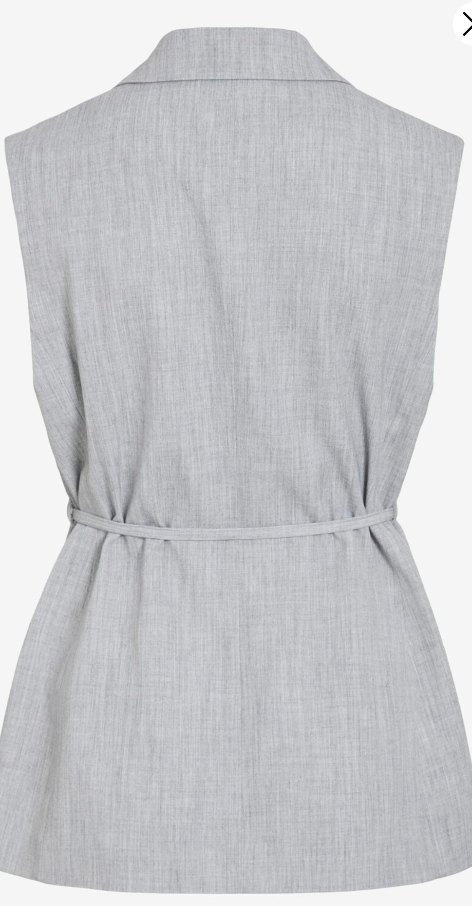 VILA WAISTCOAT GREY MELANGE