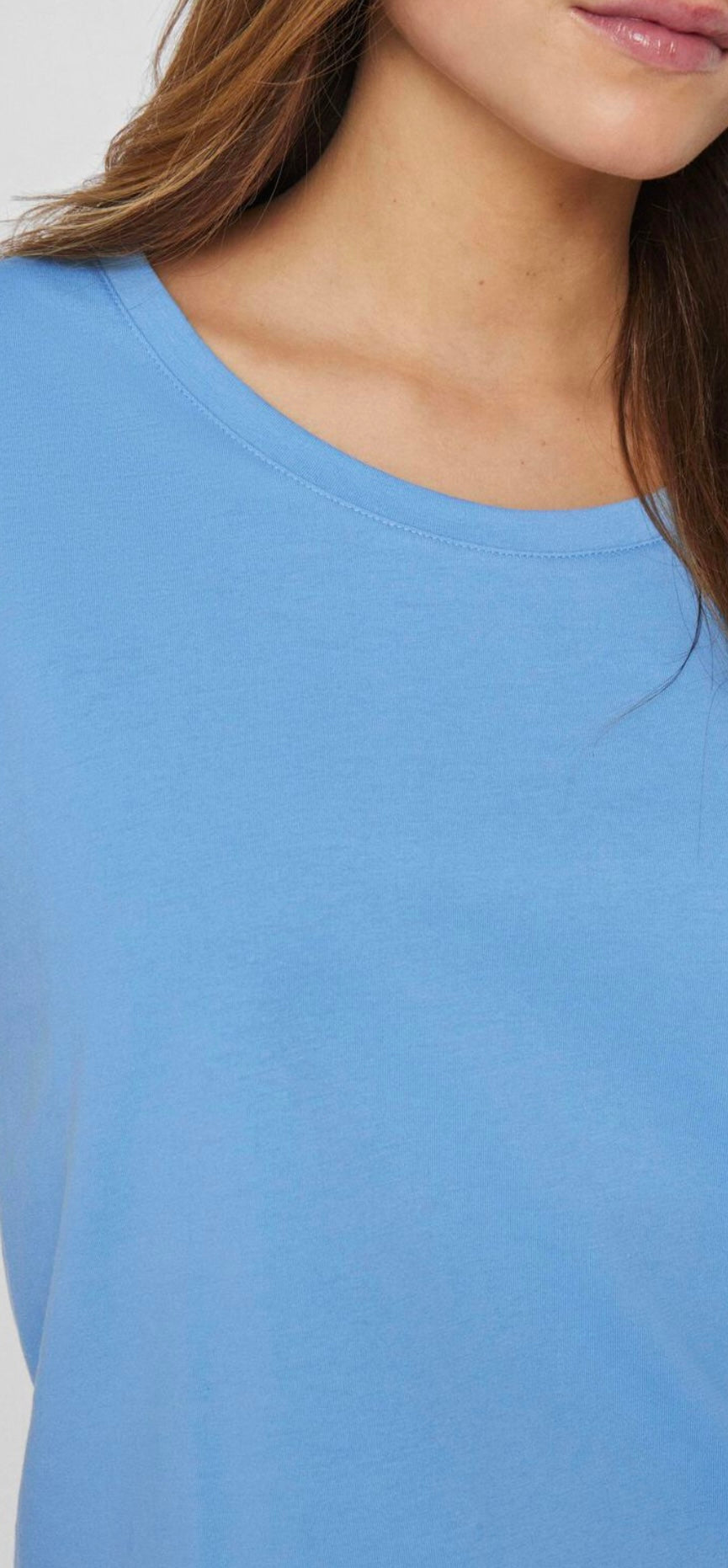 VILA VIDREAMERS NEW PURE T-SHIRT BL