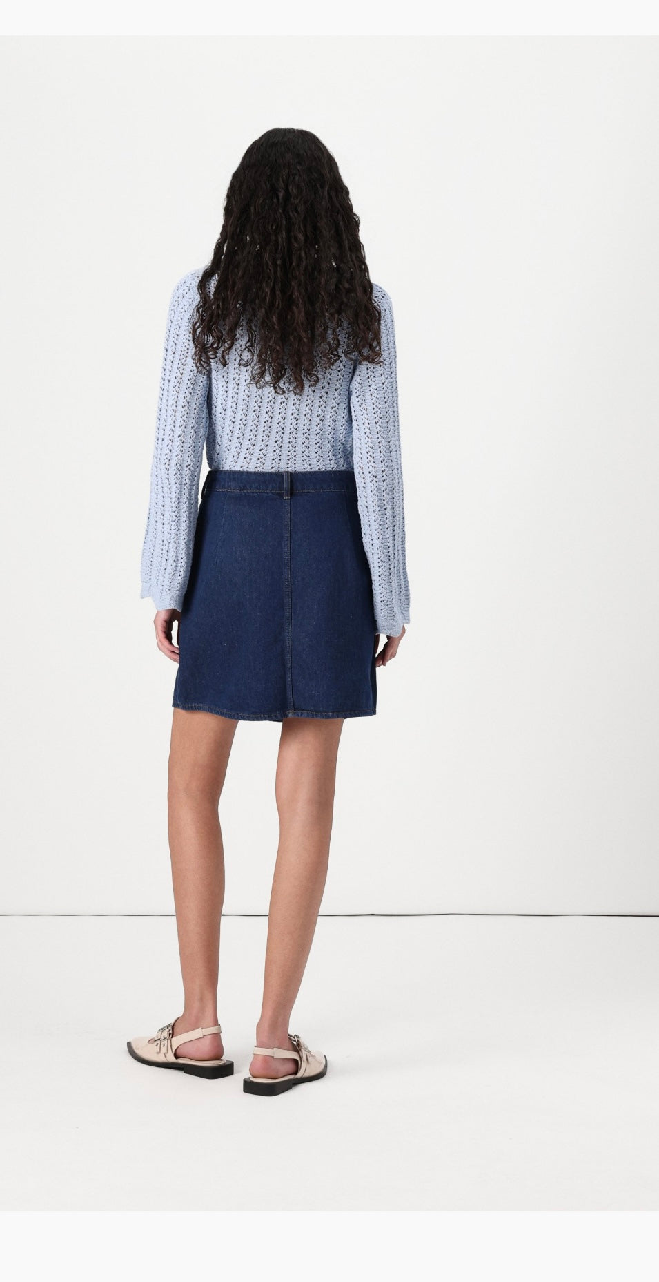 VILA VINIM W SHORT DENIM SKIRT