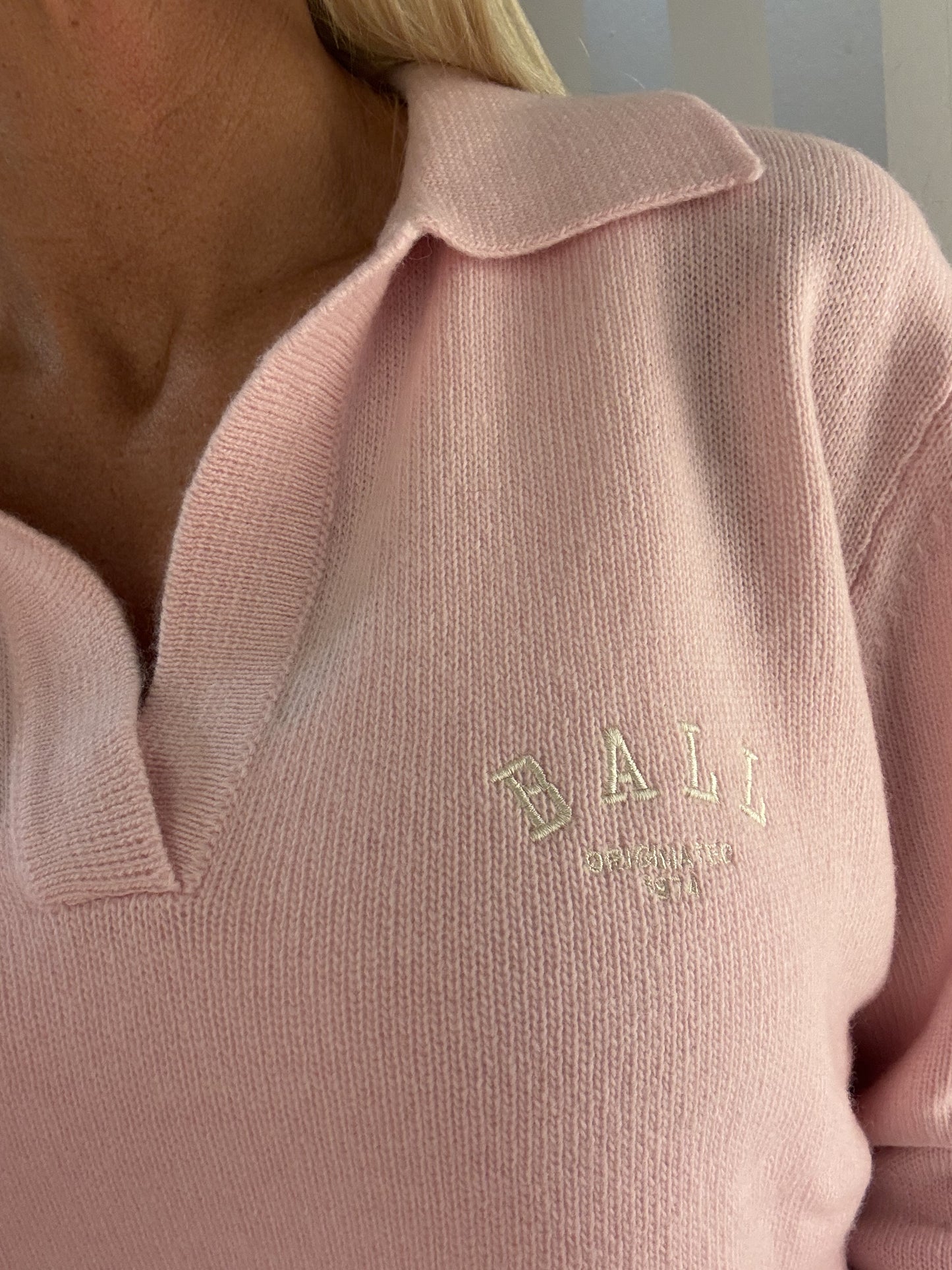 BALLBALL TARDELLI KNIT POLO ROSA