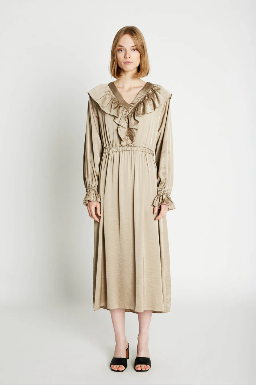 RDF BOHEMIA DRESS OYSTER GRAY