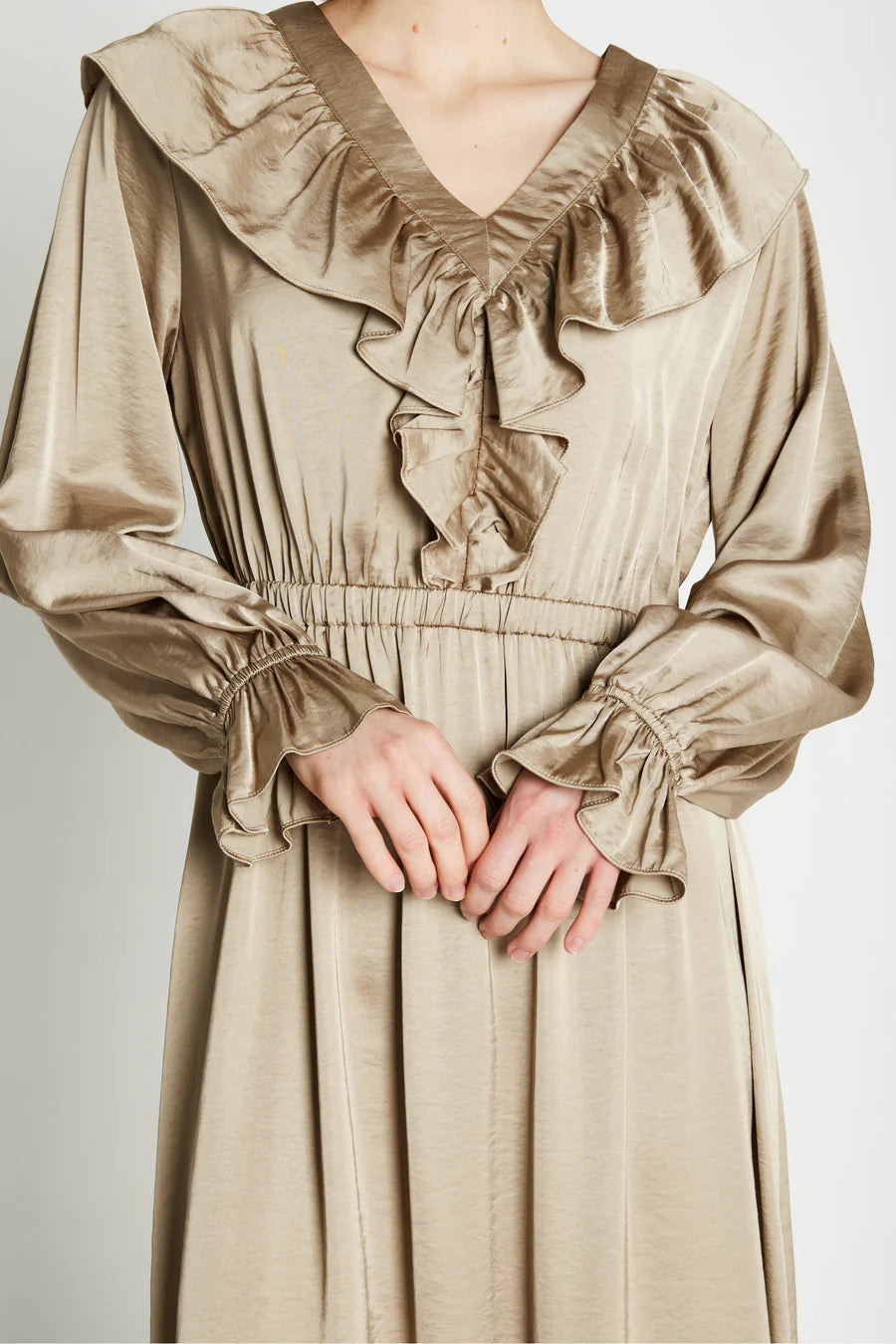 RDF BOHEMIA DRESS OYSTER GRAY