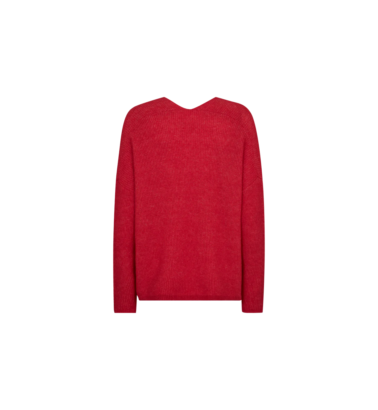 MMTHORA V-NECK KNIT CHINESE RED