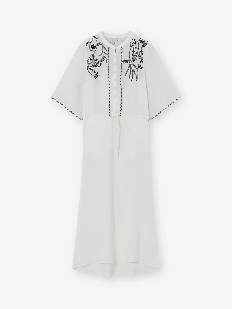 GUSTAV BRITNEY LONG BIAS CUT DRESS