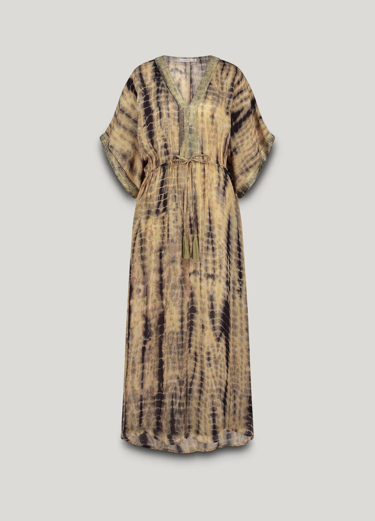 SUMMUM FLOWY MAX DRESS MUTICOLOUR