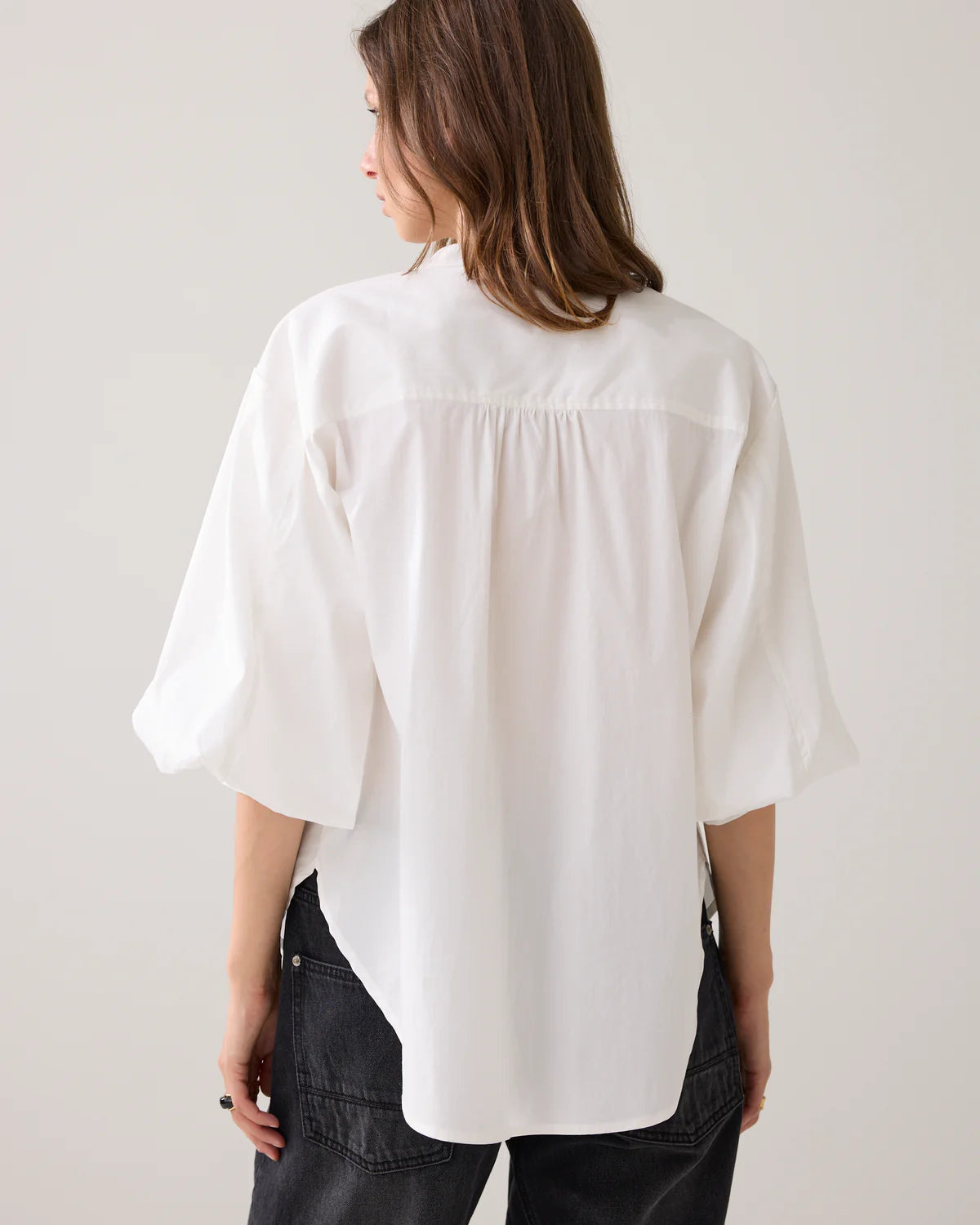 SUMMUM BLOUSE COTTON STRETCH