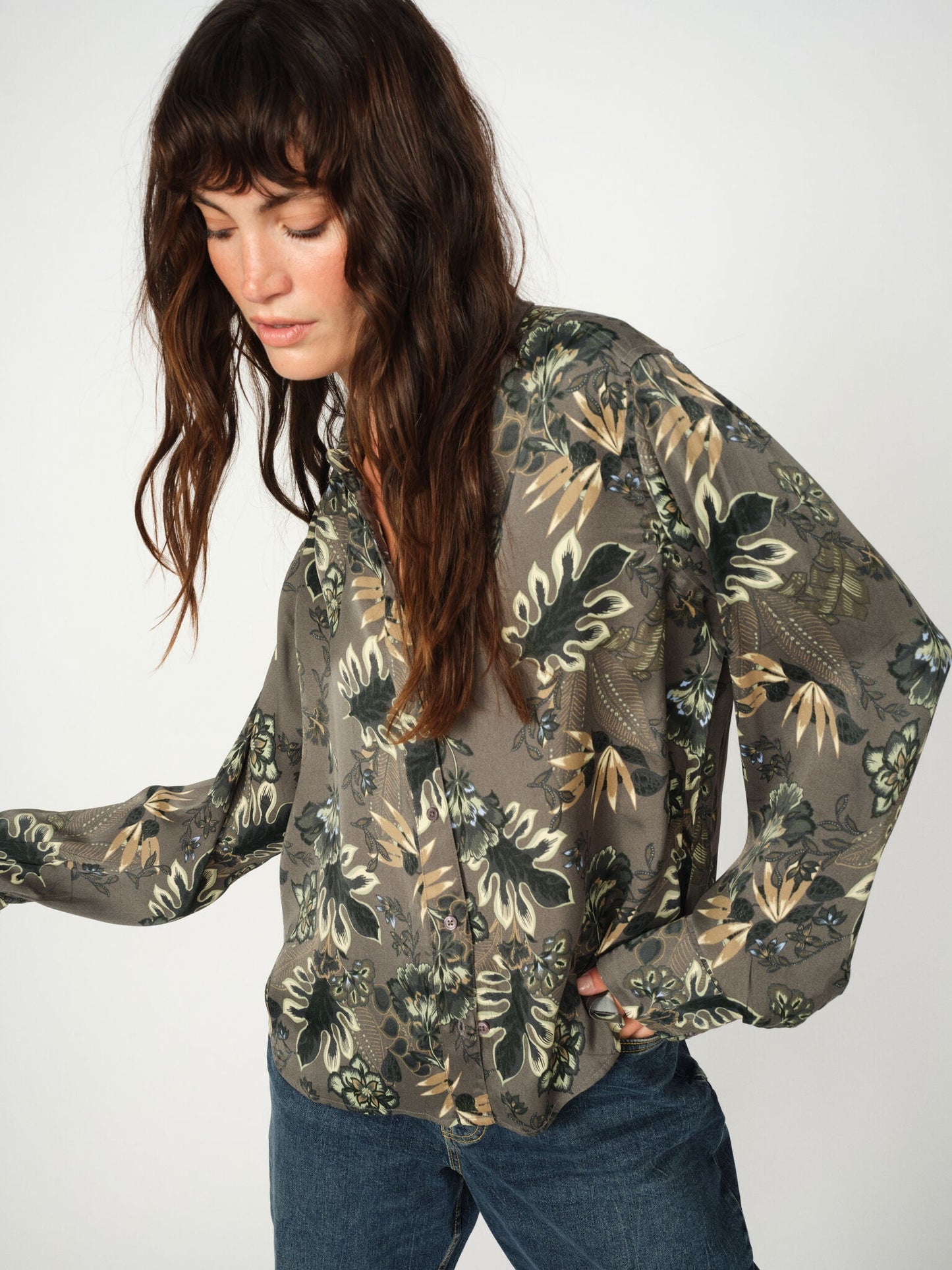 MM ABINA FLORA SHIRT URBAN CHIC