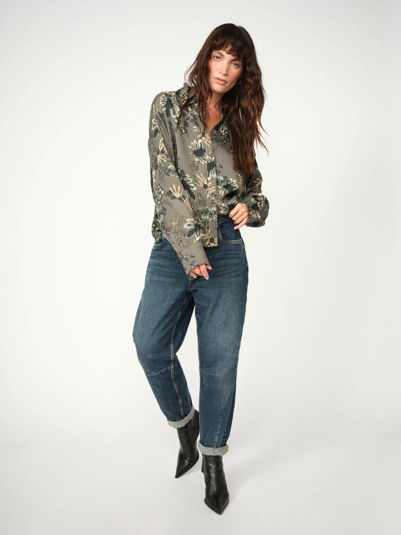 MM ABINA FLORA SHIRT URBAN CHIC