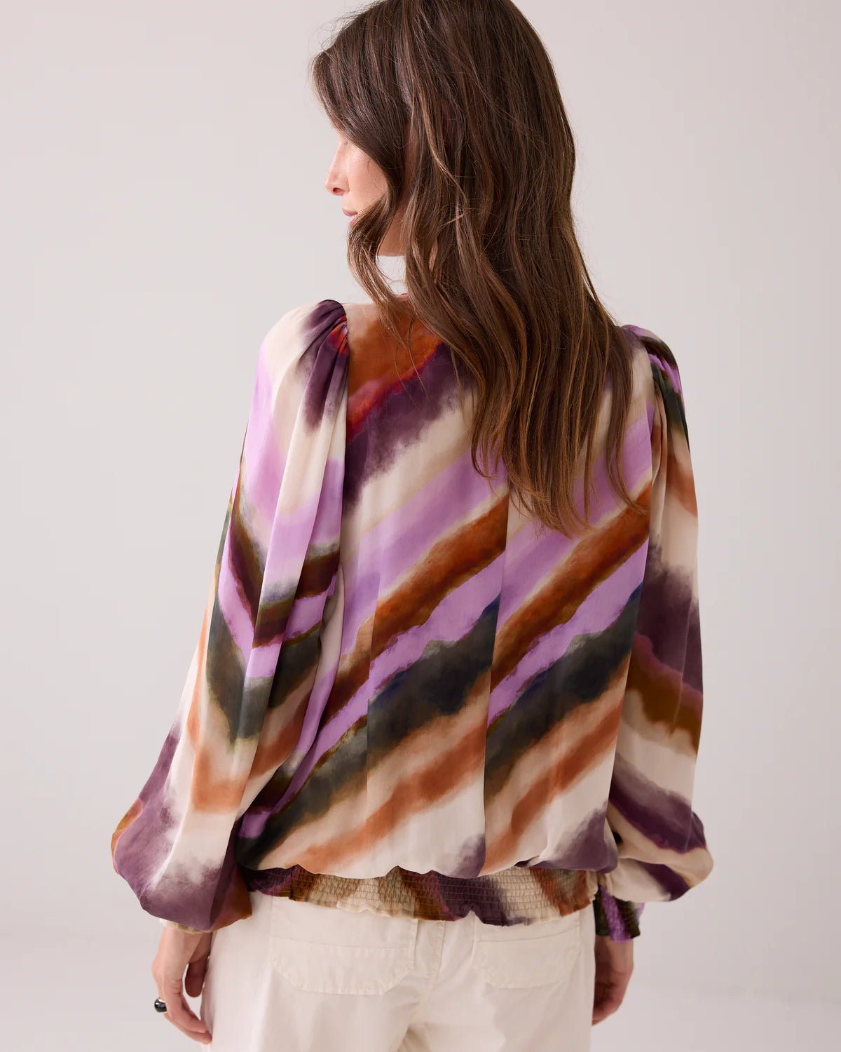 SUMMUM TOP LONG SLEEVES ZIGZAG PRIN