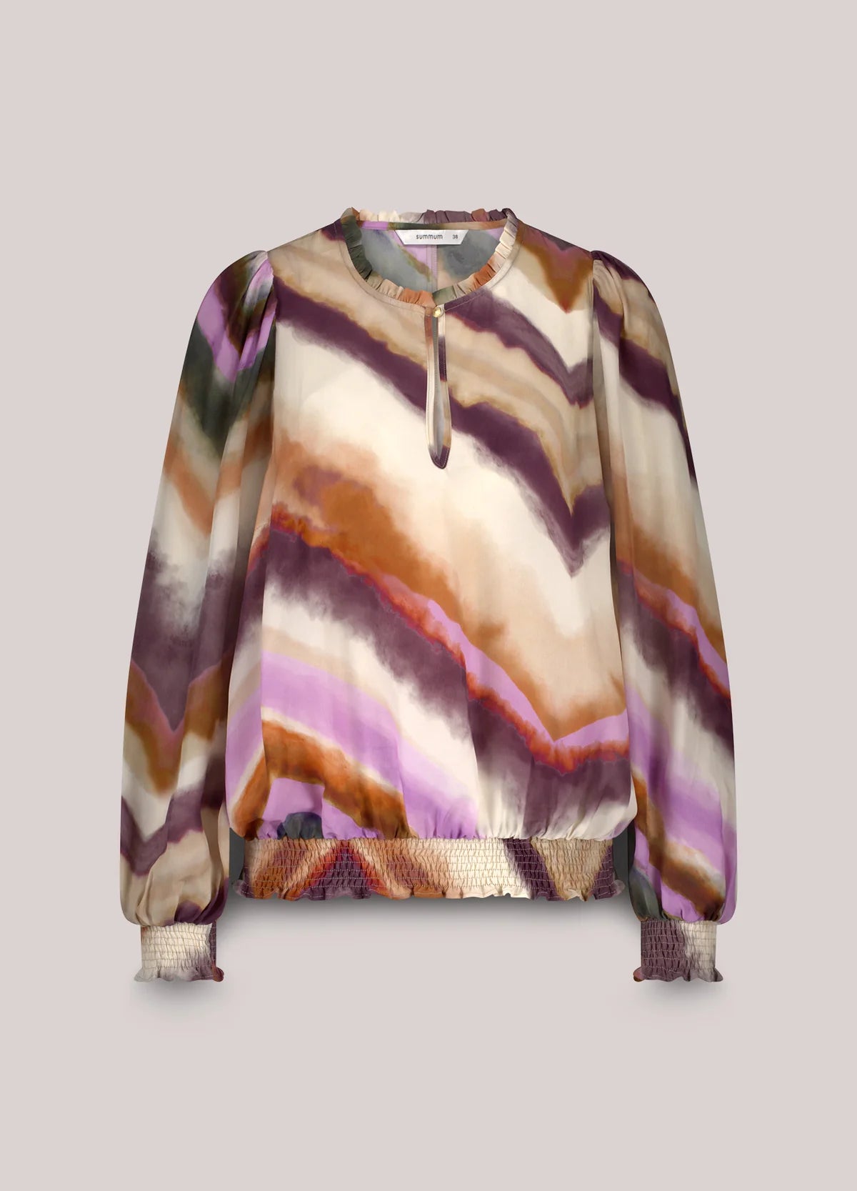 SUMMUM TOP LONG SLEEVES ZIGZAG PRIN