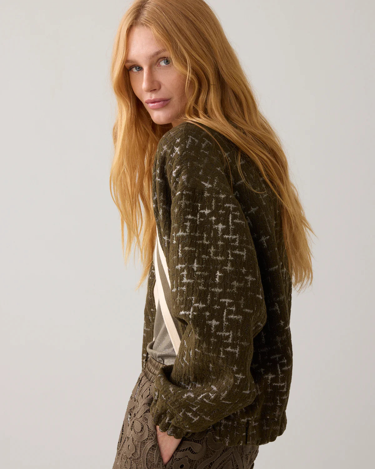 SUMMUM JACKET JACQUARD DARK CAMO