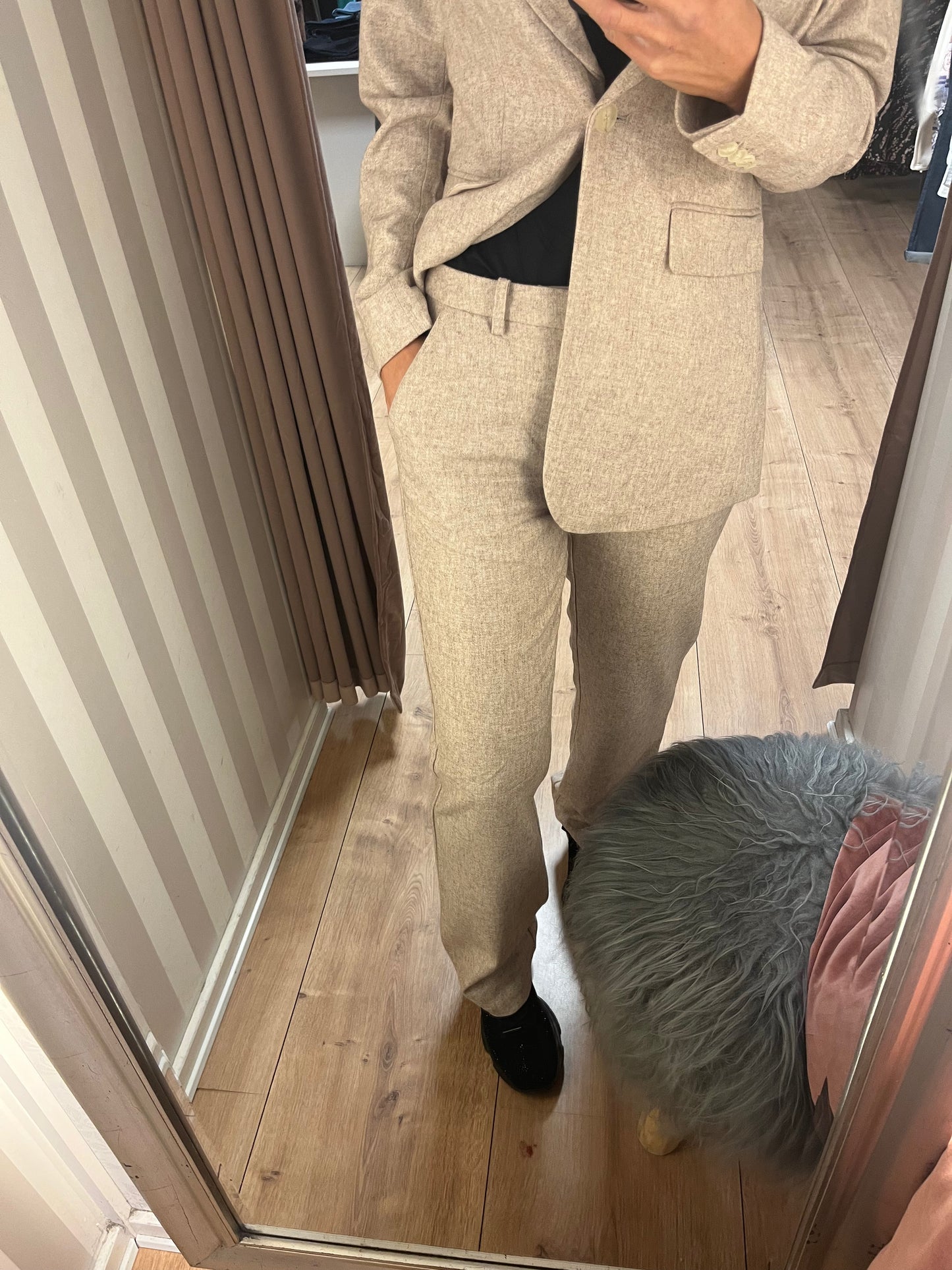 SIX AMES JOLINE PANTS BEIGE