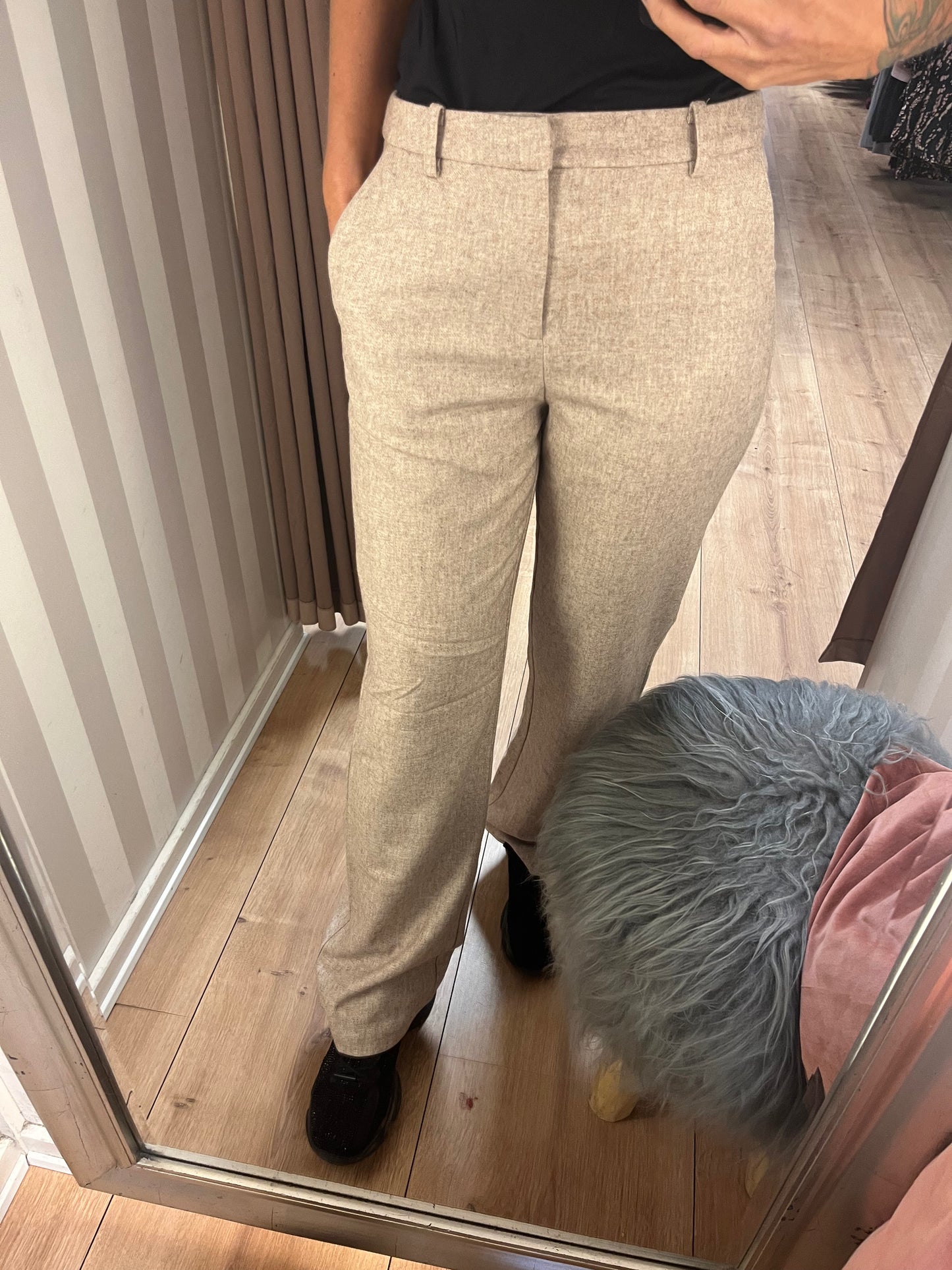 SIX AMES JOLINE PANTS BEIGE