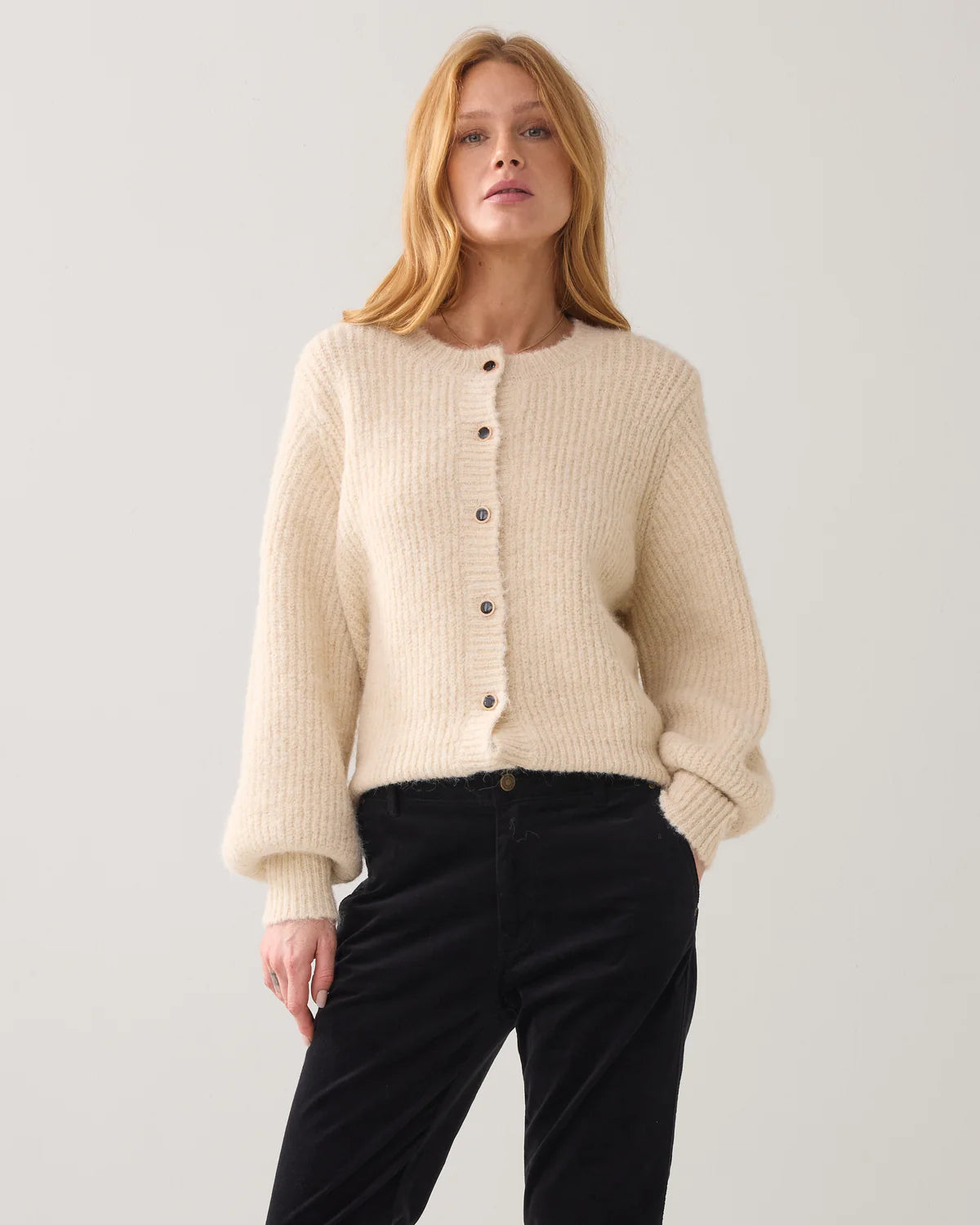 SUMMUM PANTSLIM FLARE STRETCH VELET