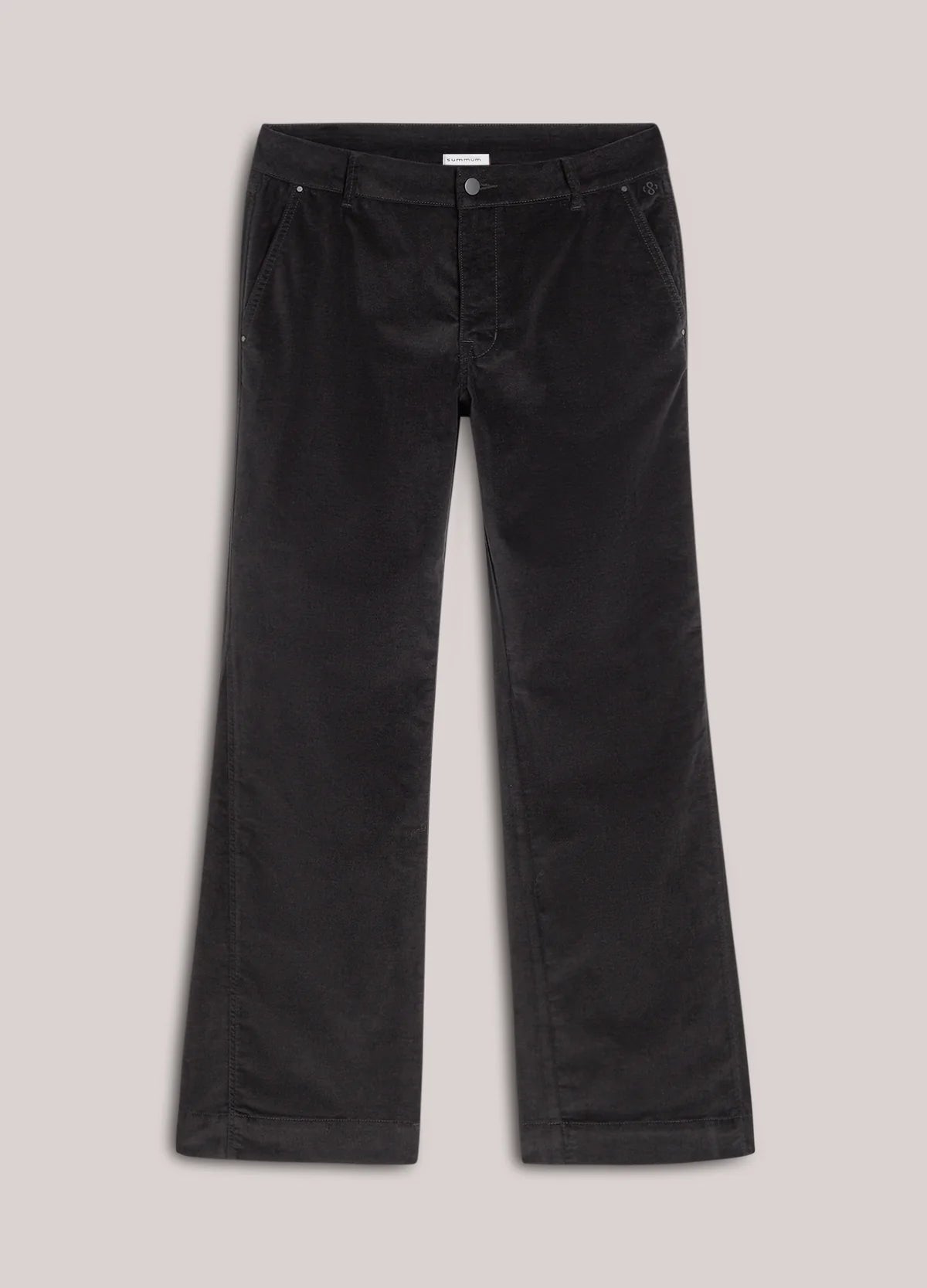 SUMMUM PANTSLIM FLARE STRETCH VELET